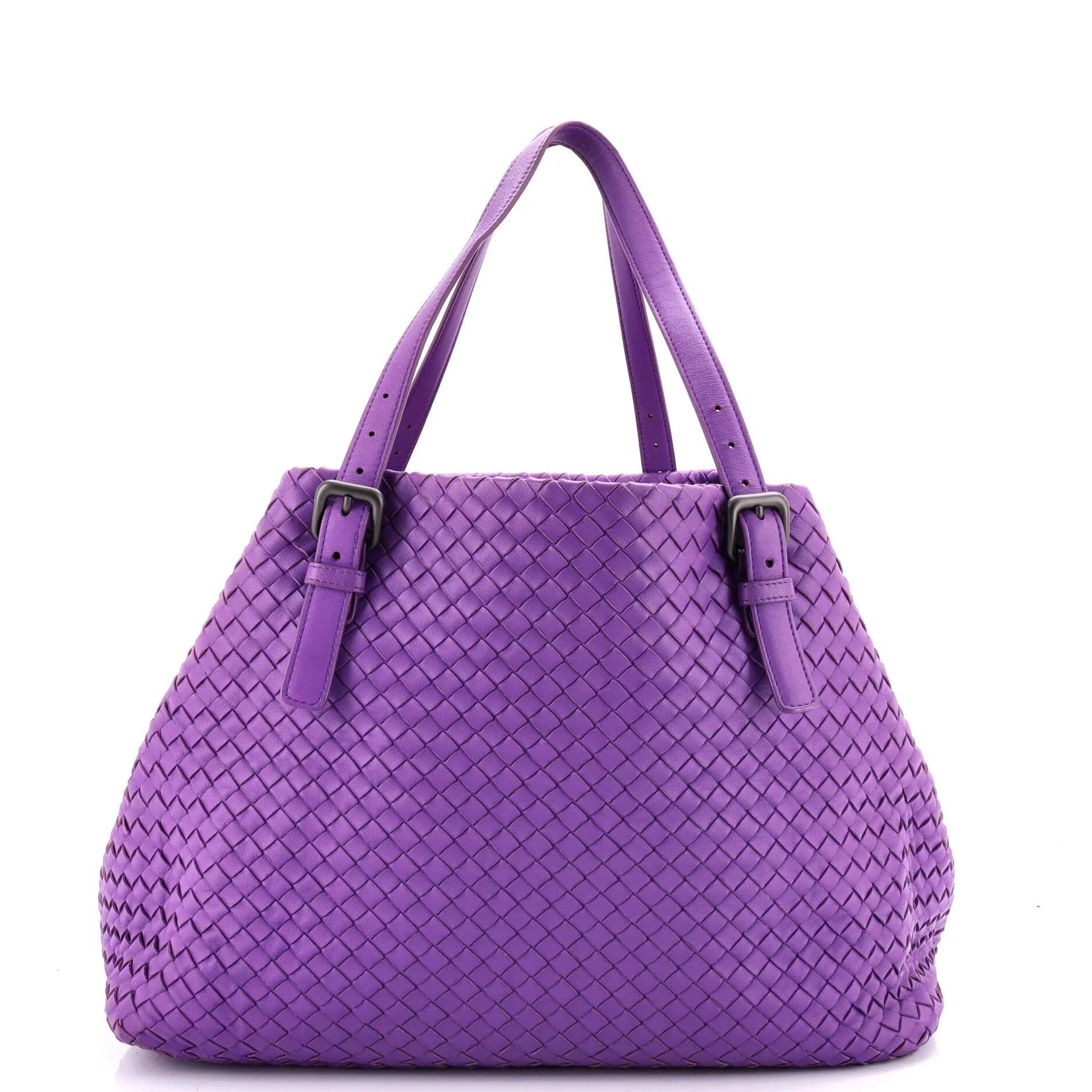Leather tote
