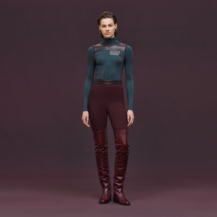Rouge Bordeaux Pantalon Inspiration Jodhpur