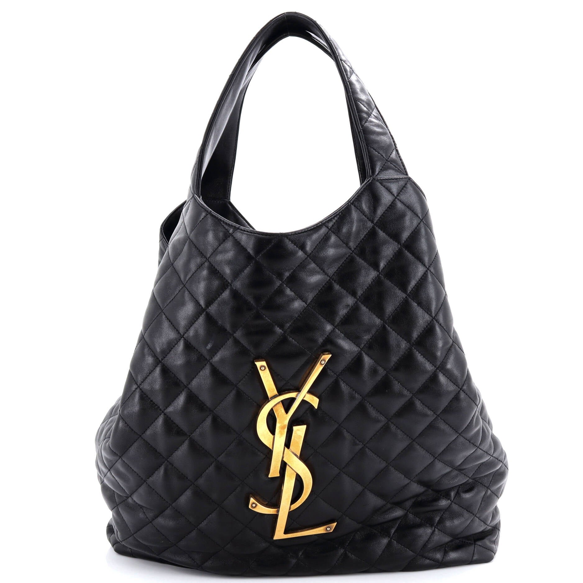 Saint Laurent Icare Shopping Tote Quilted Leather Maxi