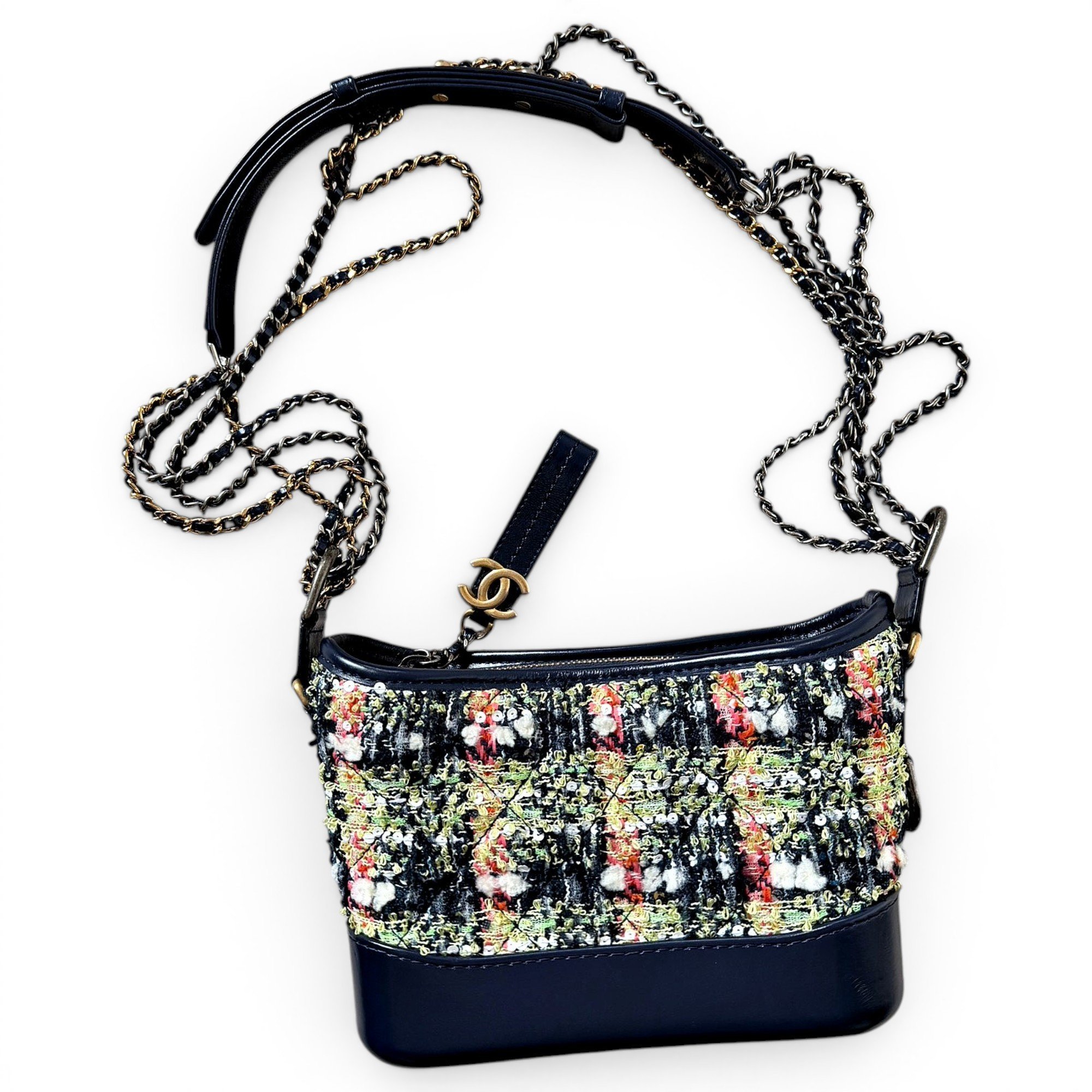 Gabrielle tweed crossbody bag