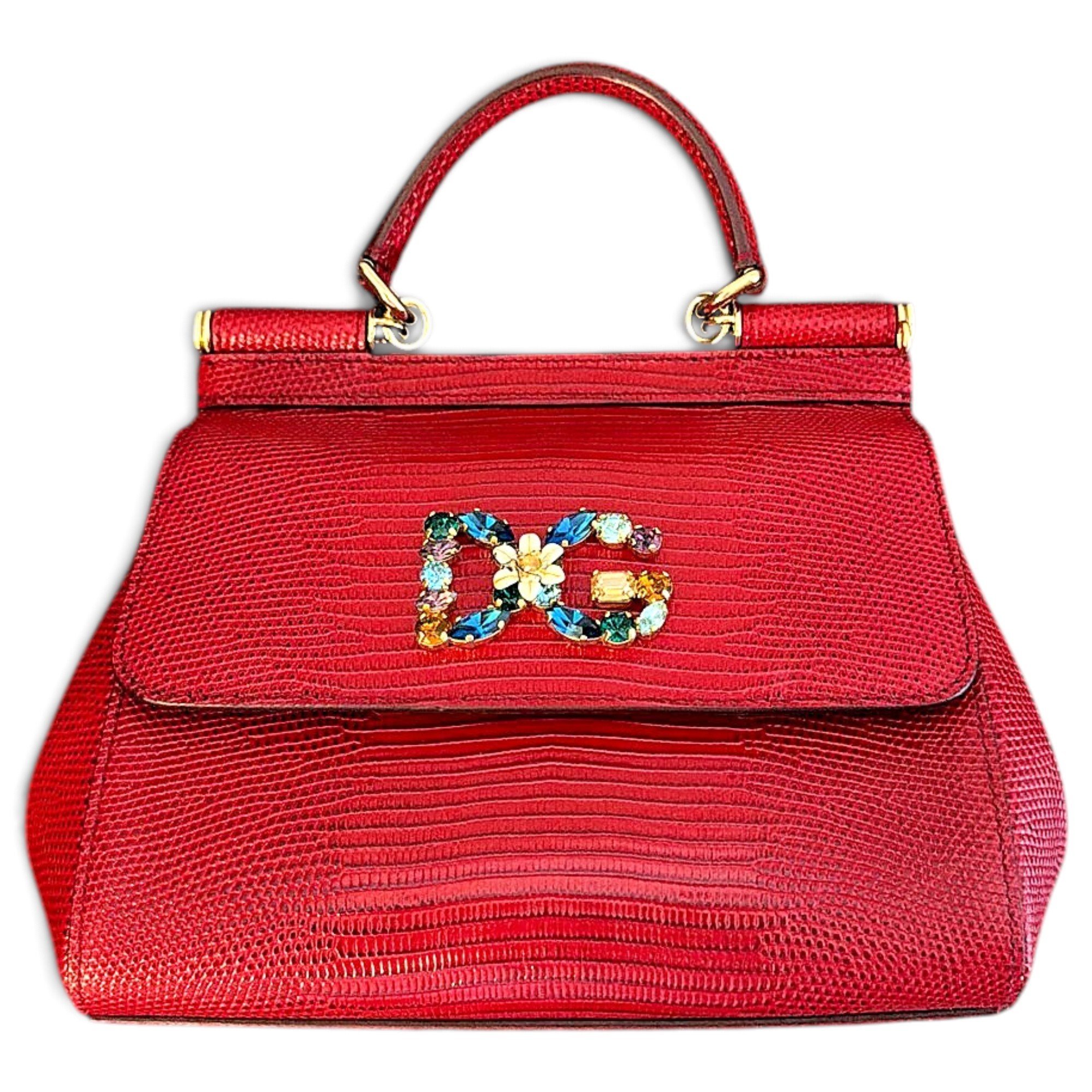 Dolce & Gabbana Sicily leather handbag