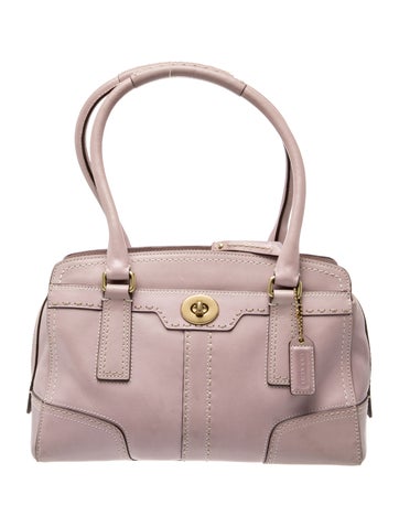 Coach Leather Top Handle Bag