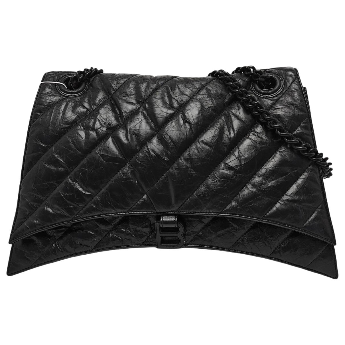 Crush leather crossbody bag