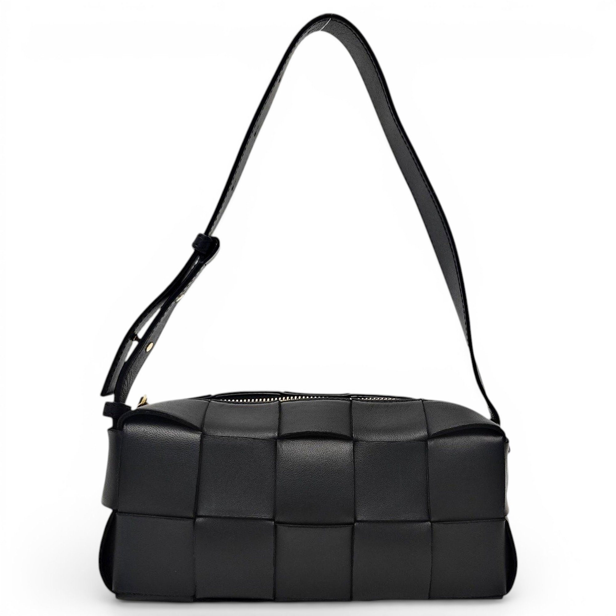 Brick Cassette leather handbag