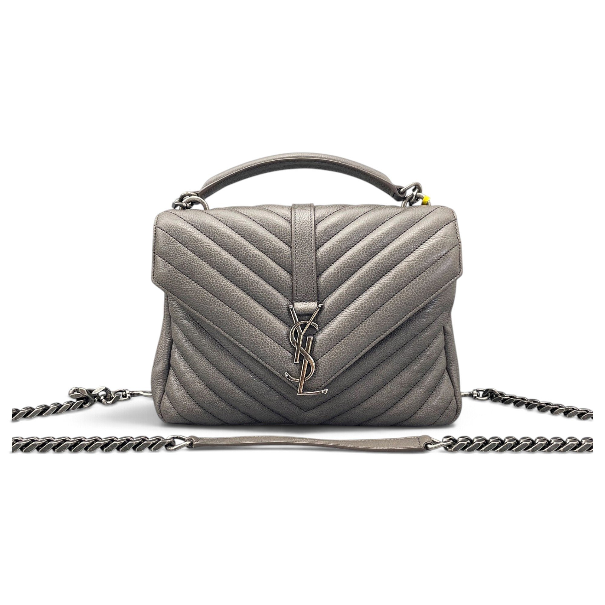 Collége monogramme leather handbag