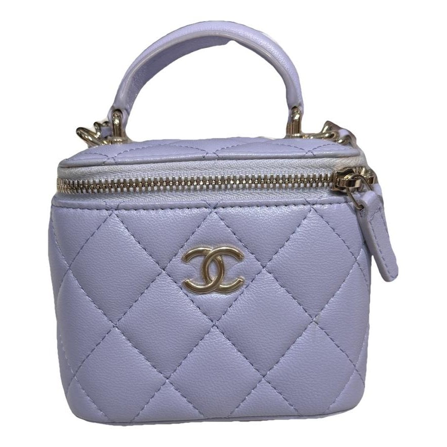 Trendy CC Vanity leather handbag
