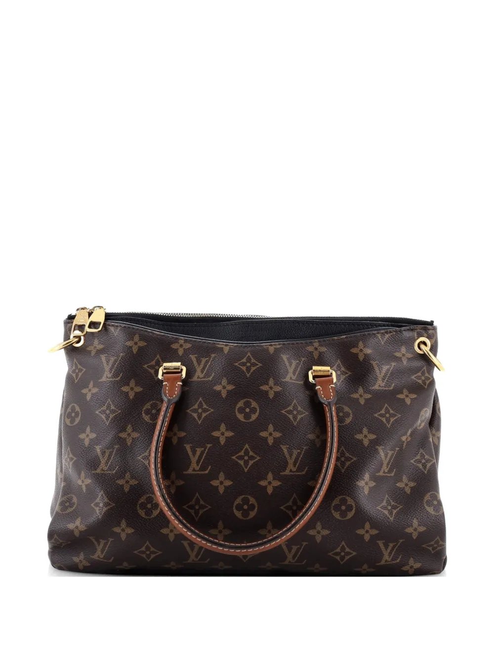 Pallas Tote Monogram Canvas with Leather shoulder bag