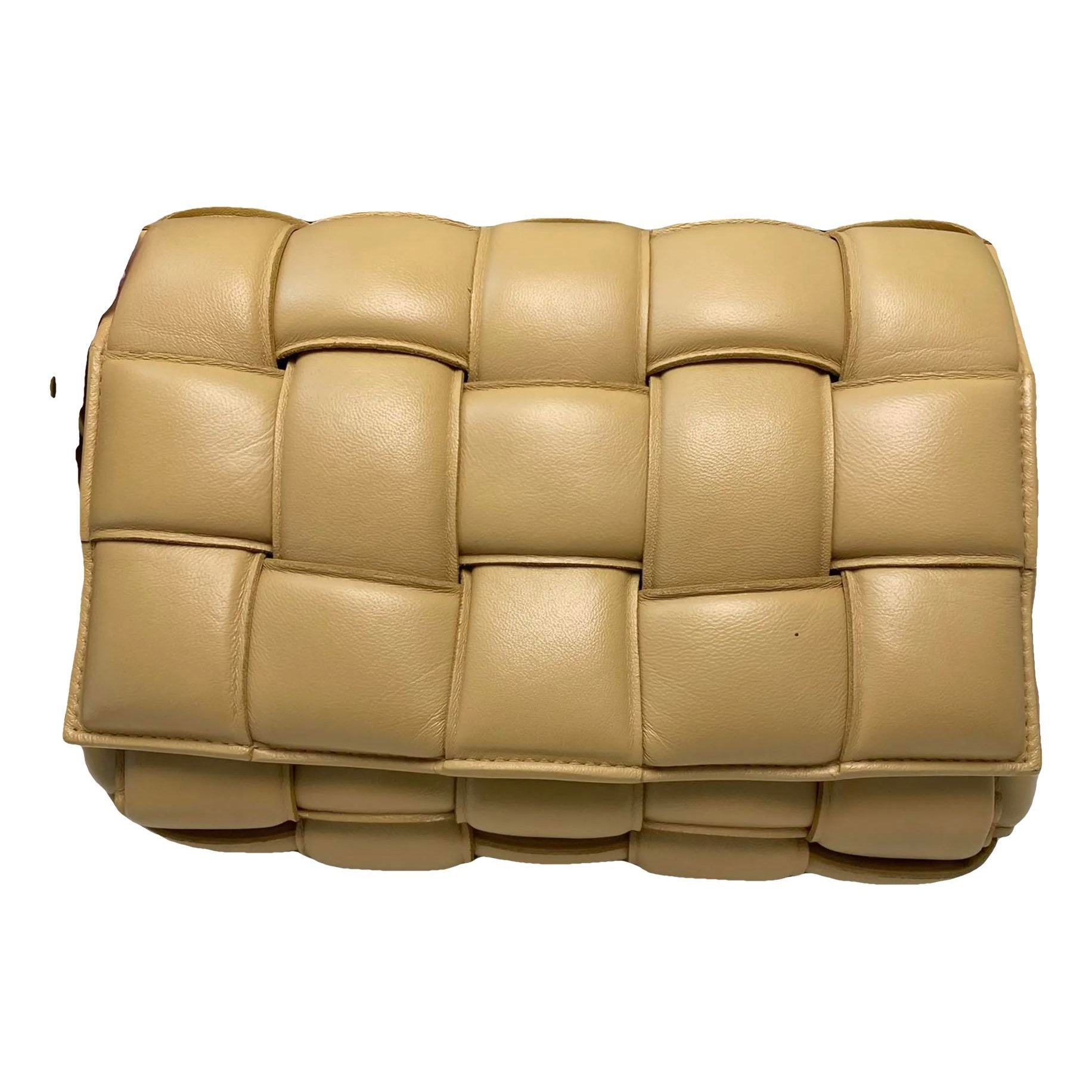 Cassette Padded leather handbag