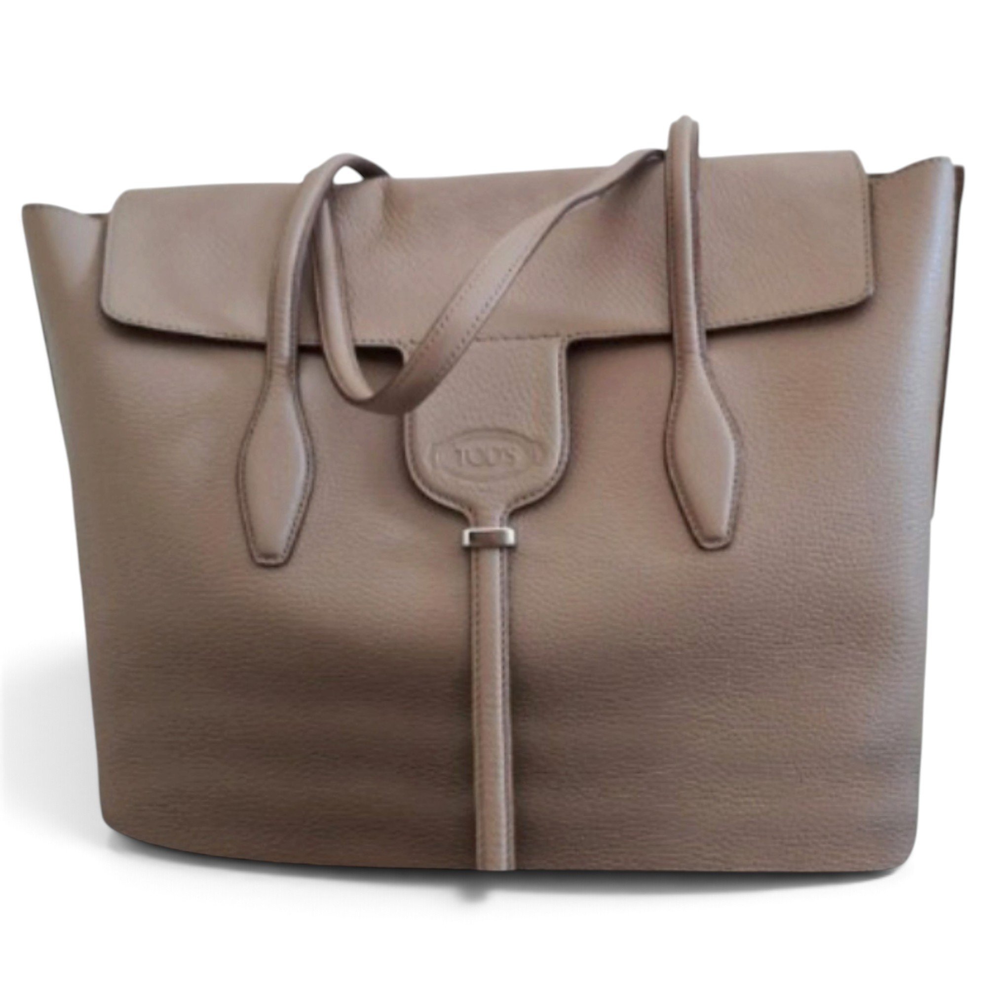 Tod's Shopping Media leather tote