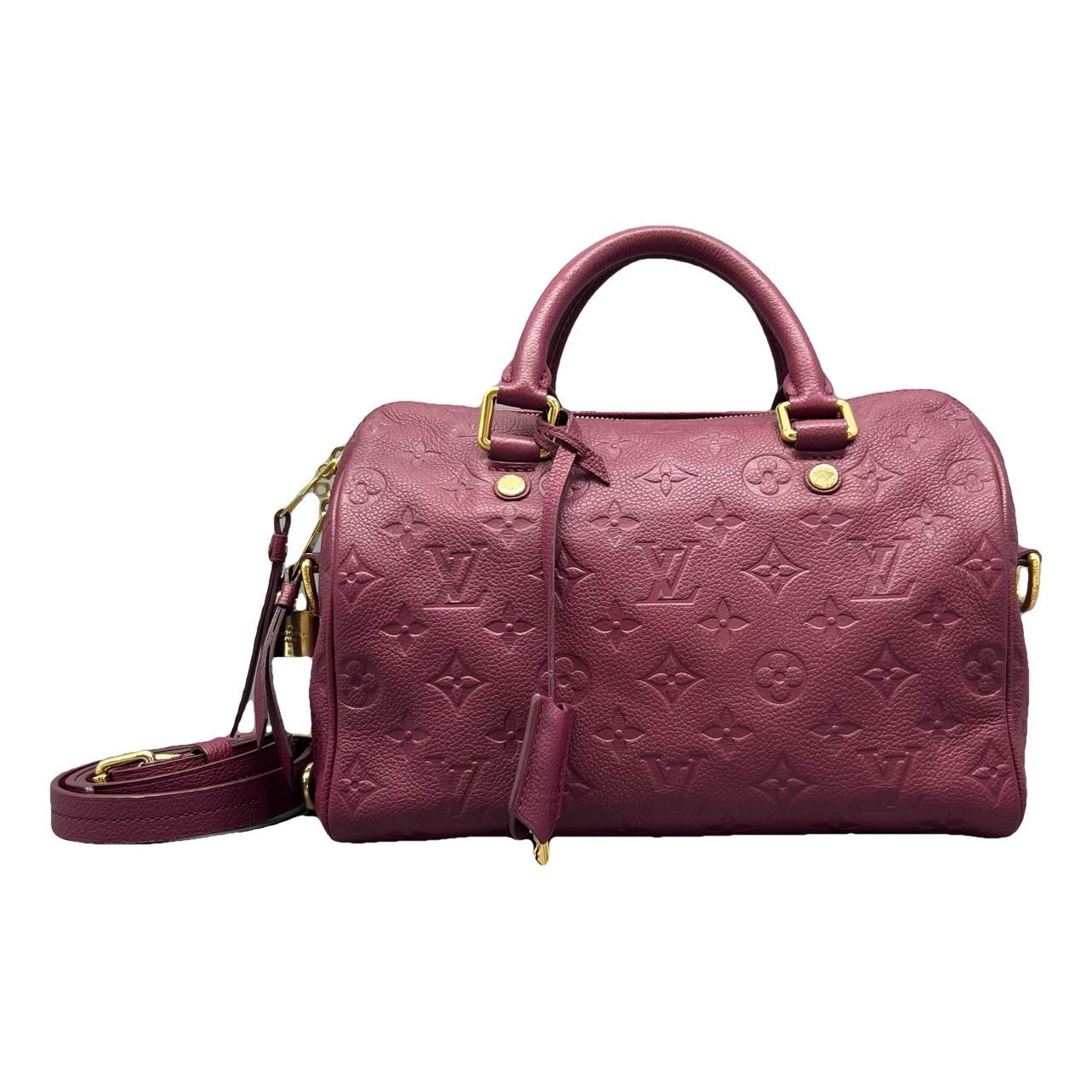 Speedy leather handbag
