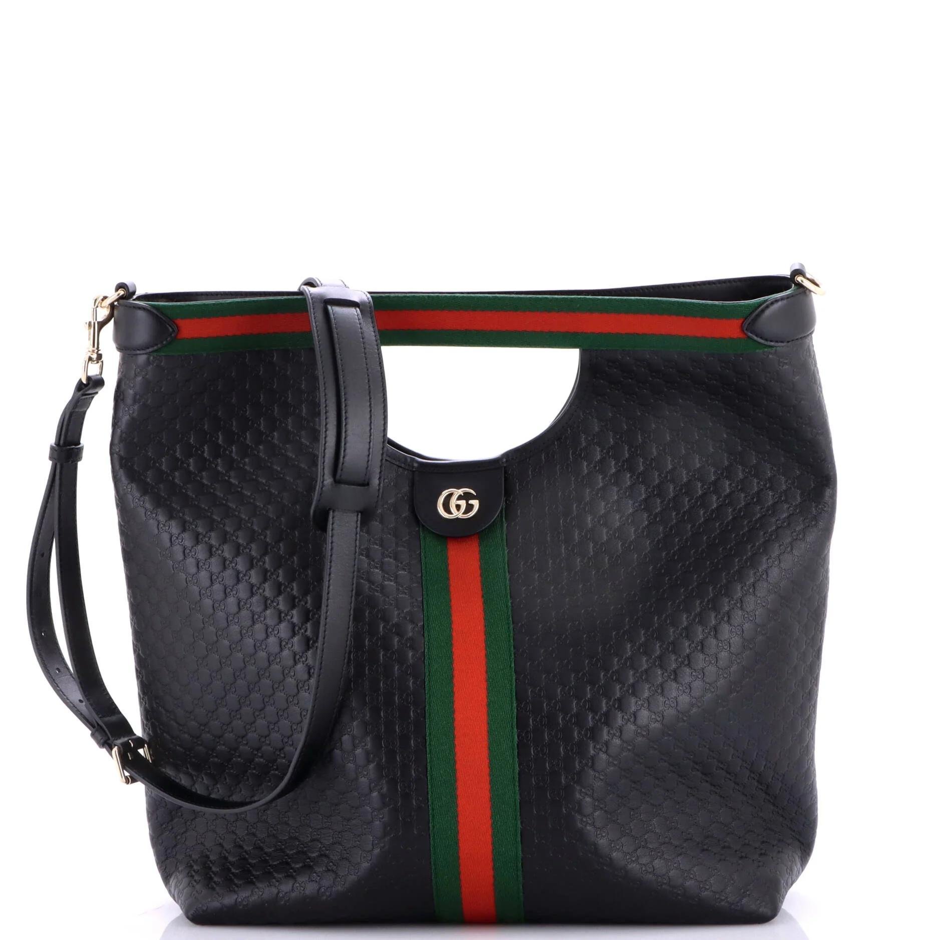 Leather tote