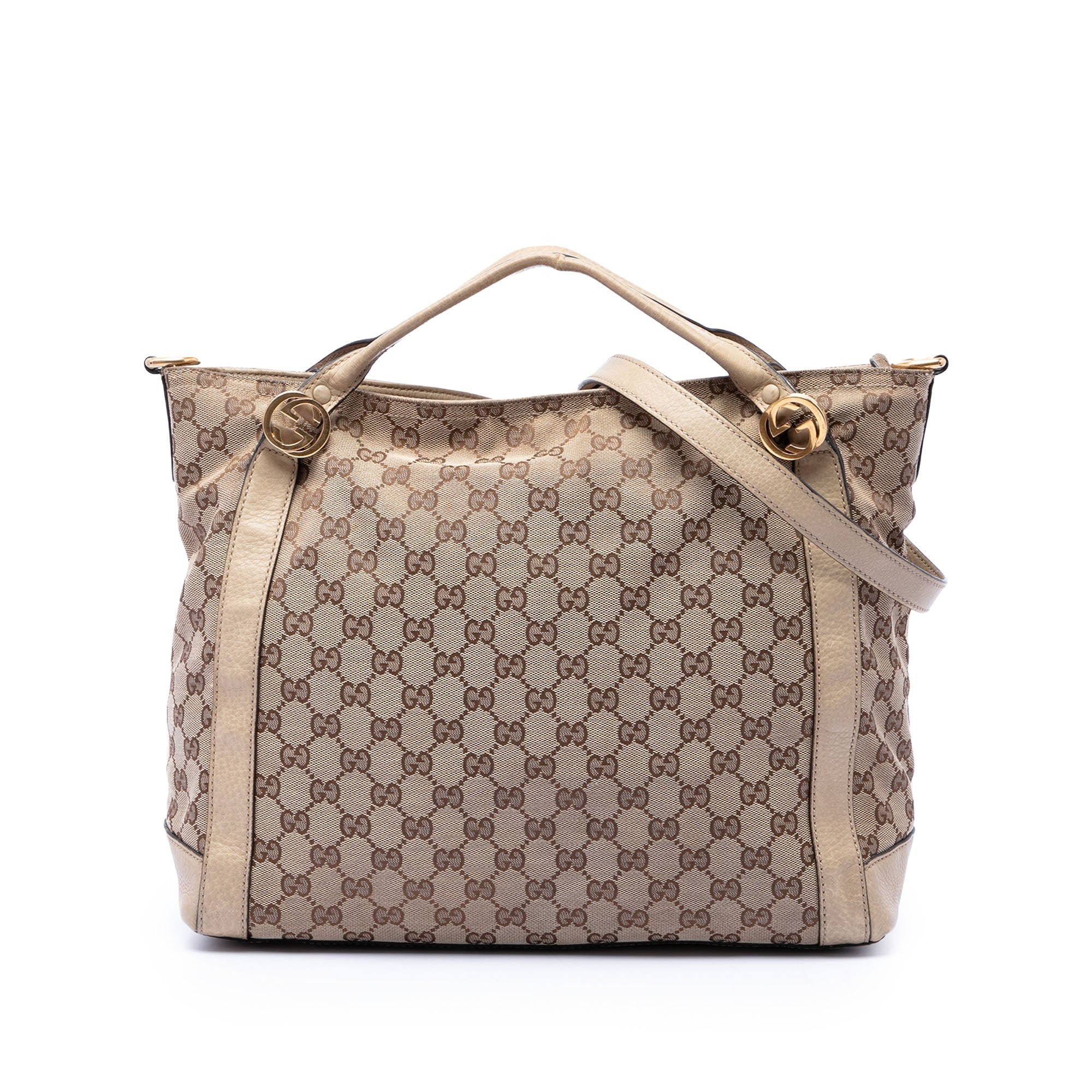 Miss GG leather satchel