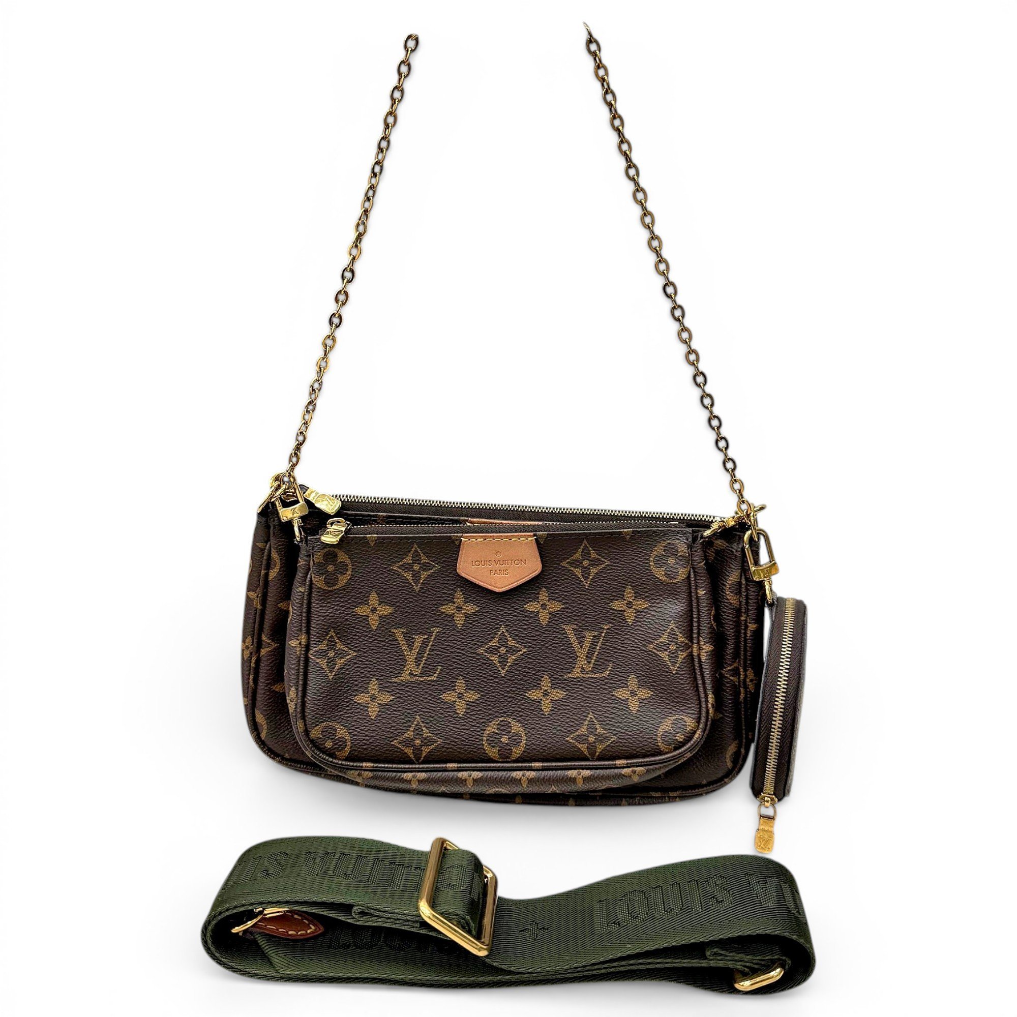 Multi Pochette Accessoires leather handbag