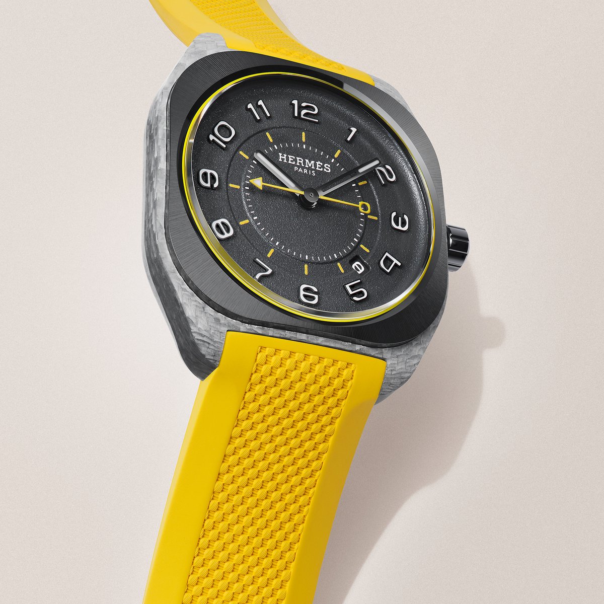 Sans Coloris Hermès H08 Watch, 42 mm