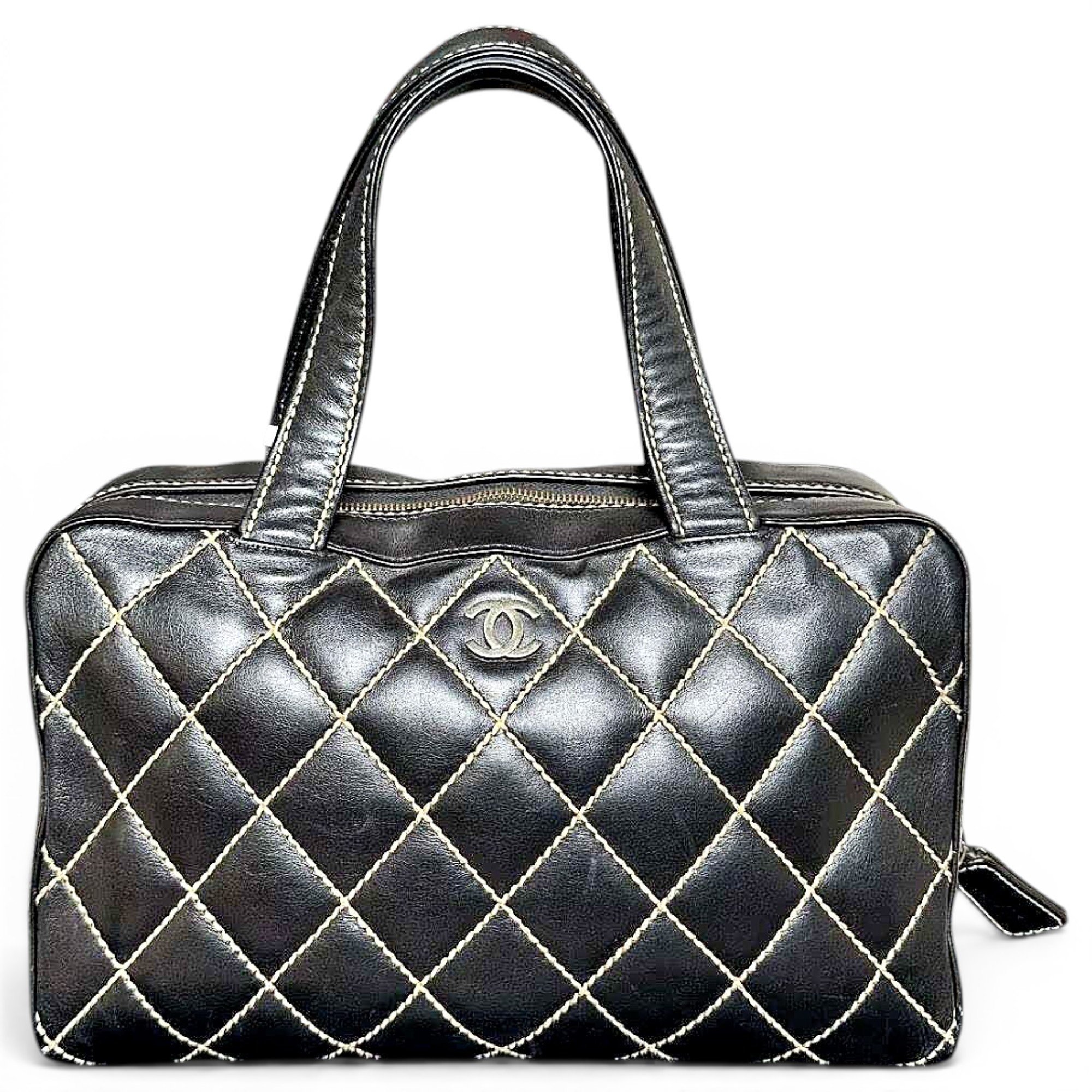 Leather handbag