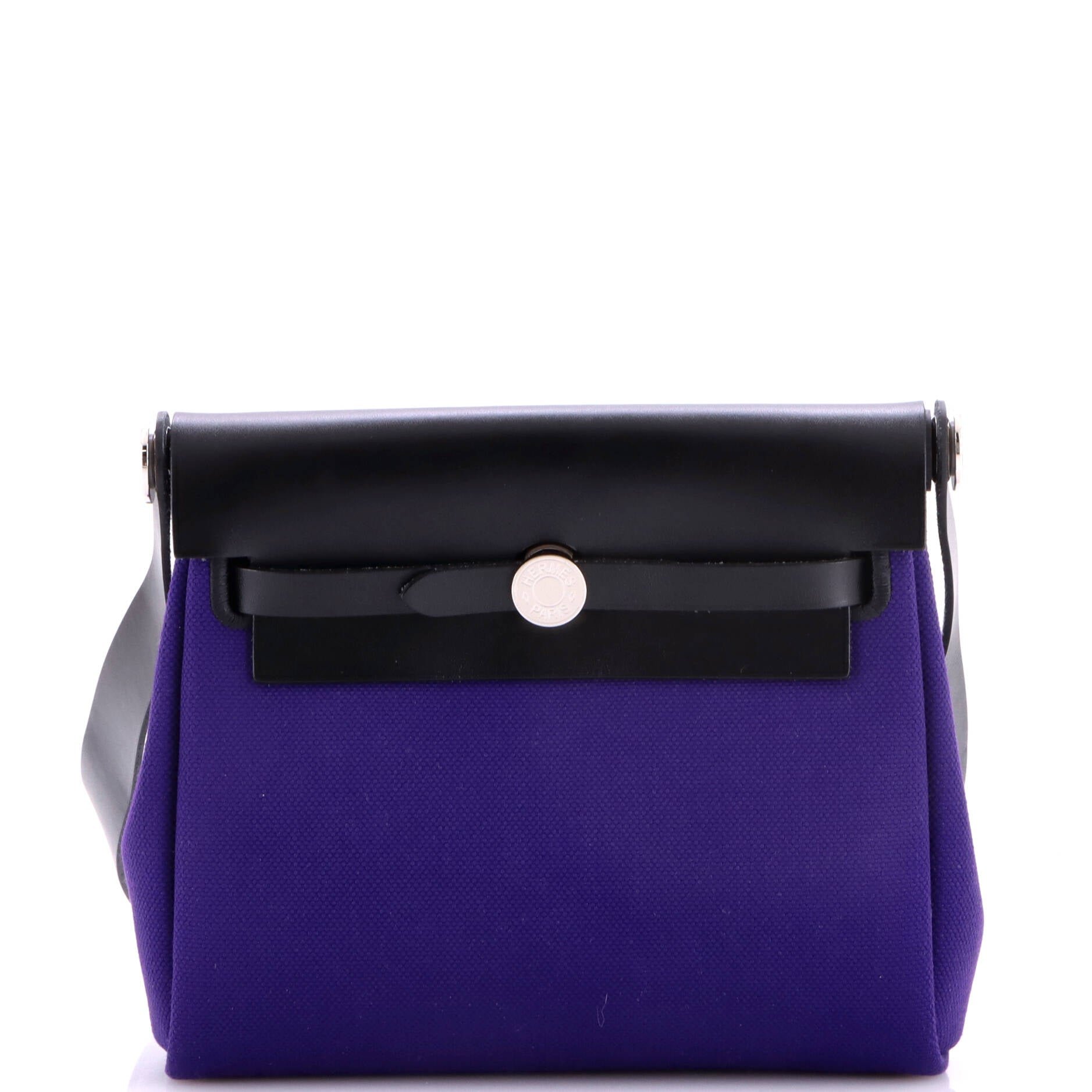 Herbag Zip Toile and Leather 20