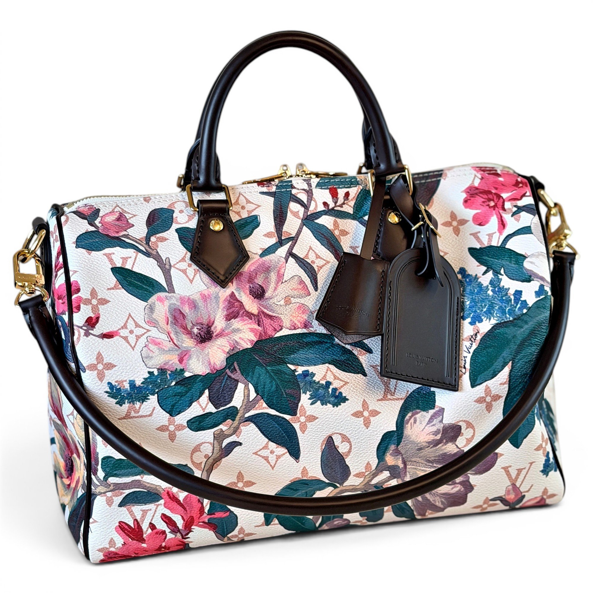 Speedy linen handbag