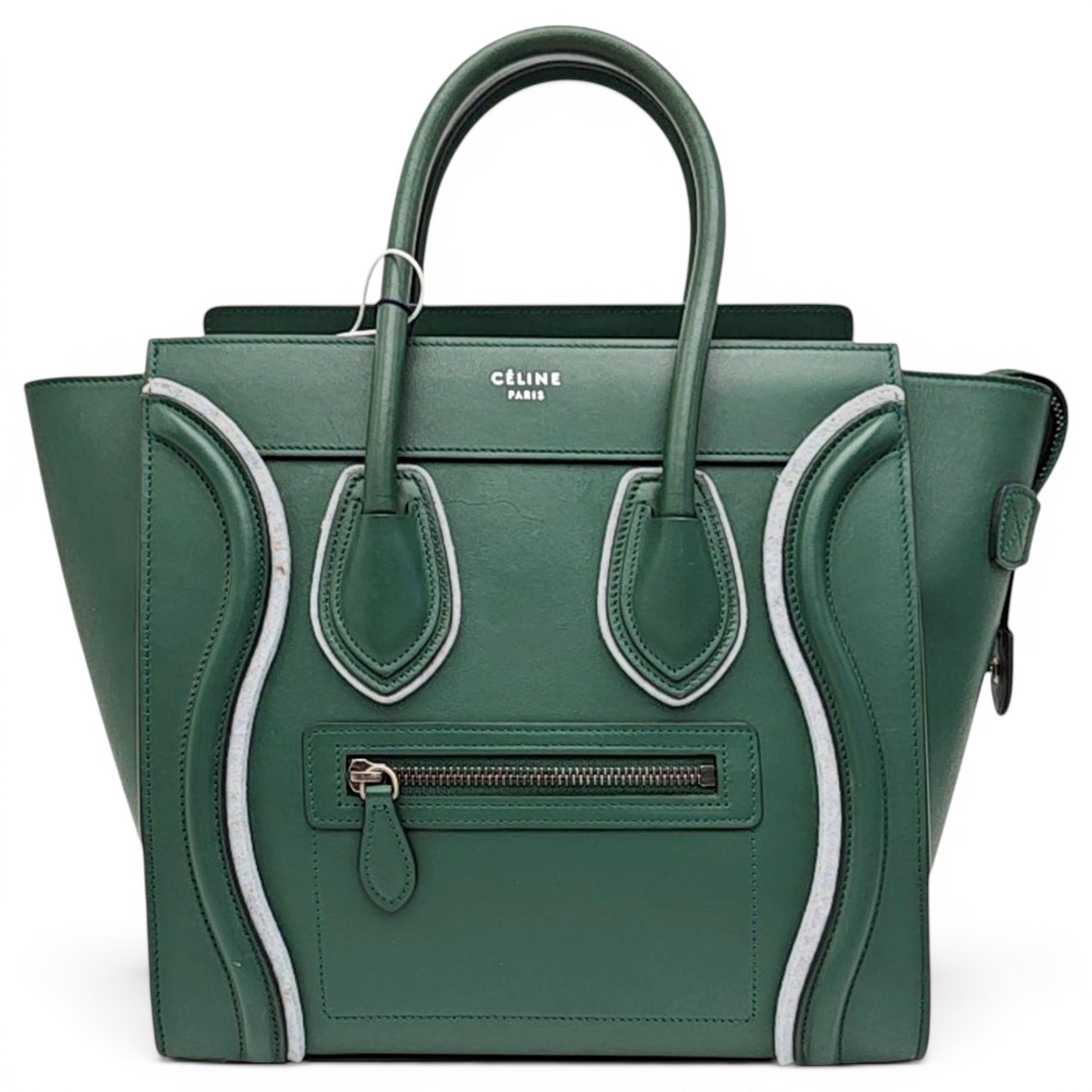Luggage leather handbag