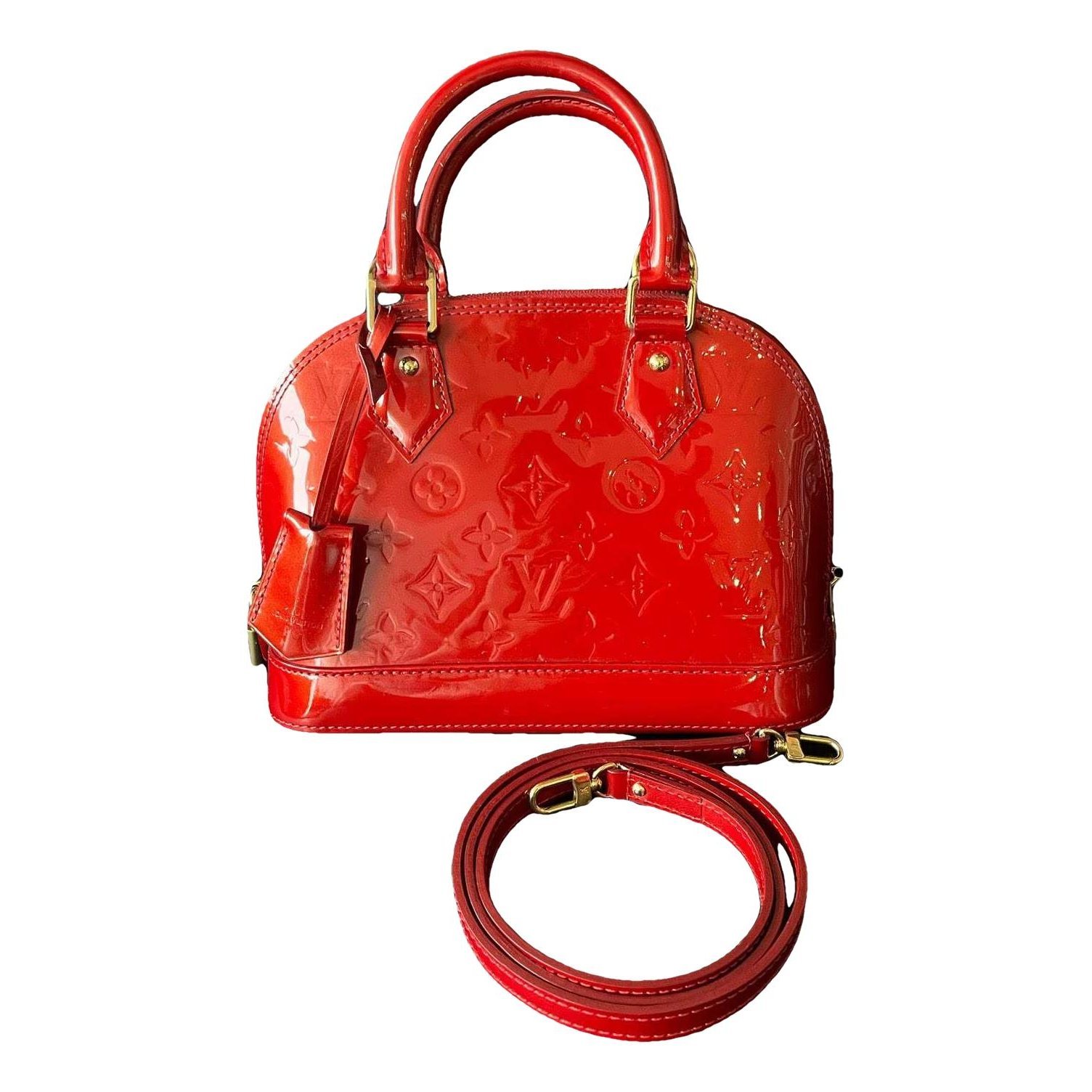 Alma BB patent leather handbag