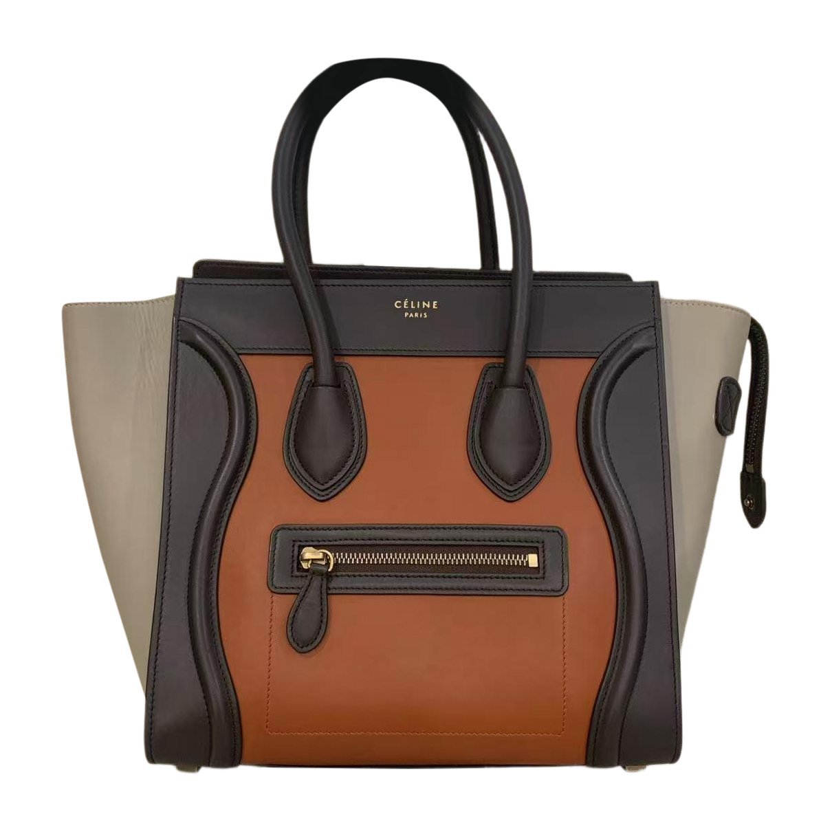 Luggage leather handbag