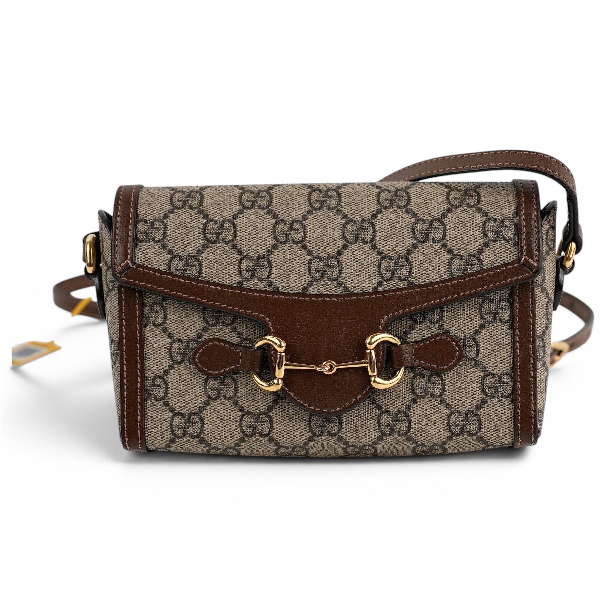 Patent leather handbag