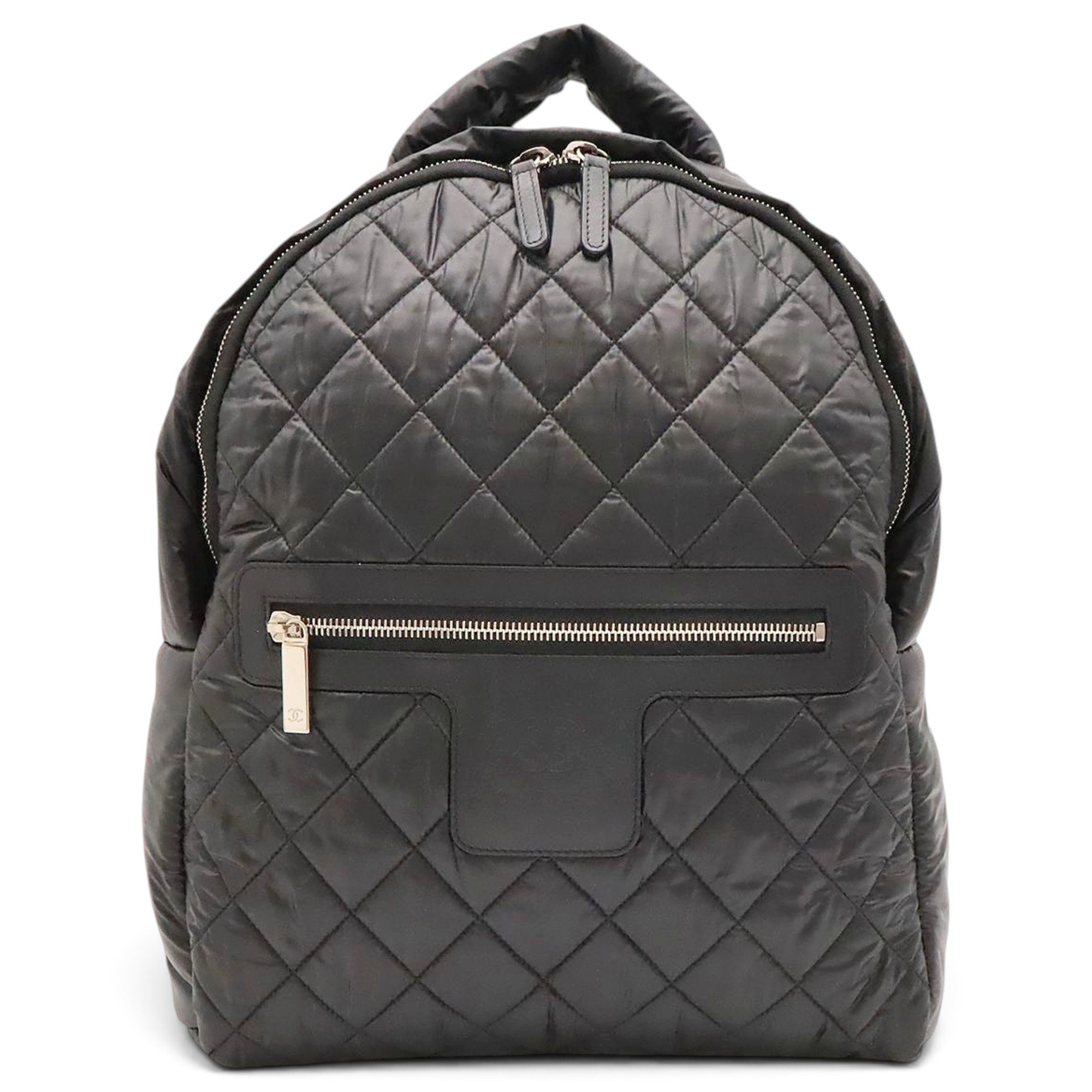 Cocoon leather backpack