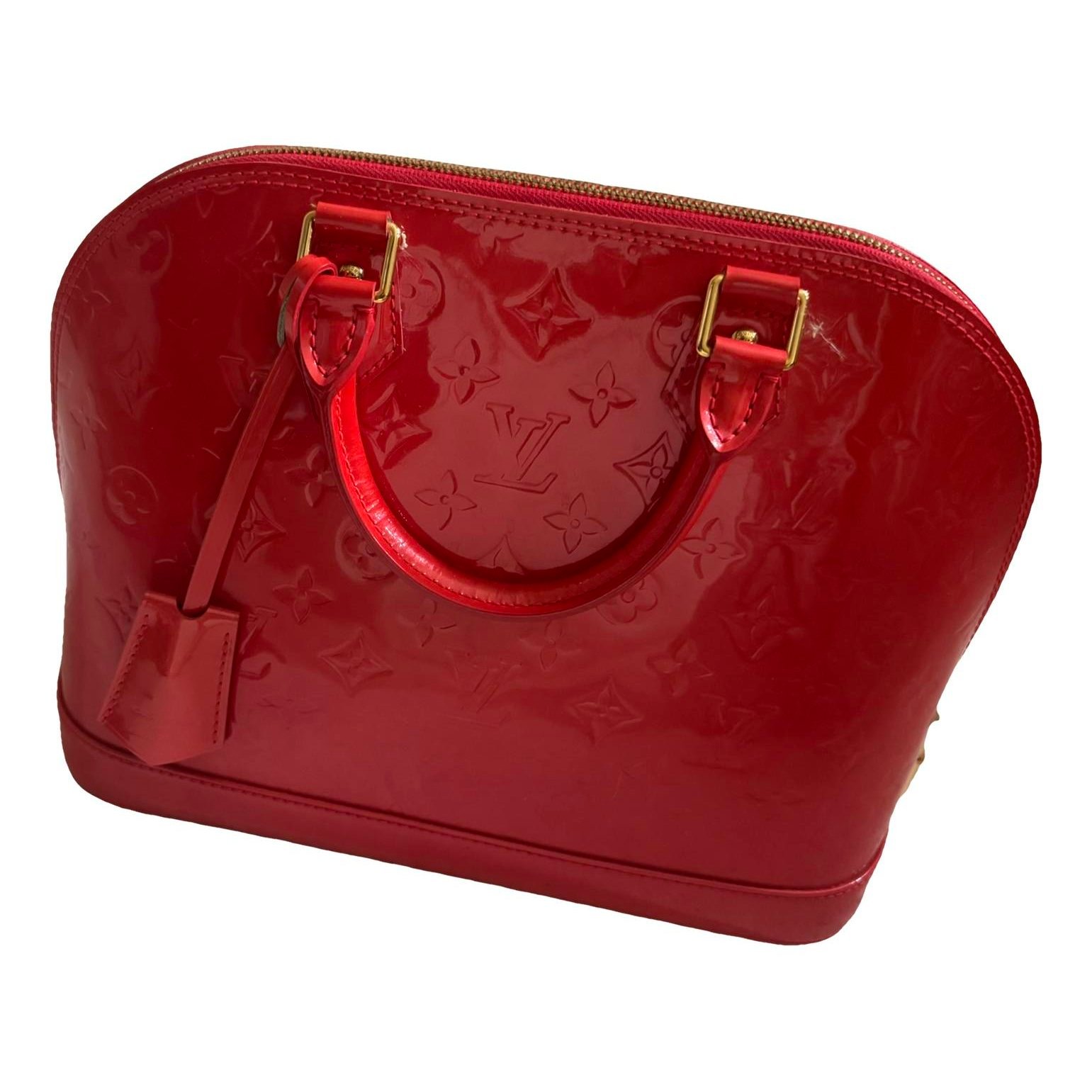 Alma patent leather handbag