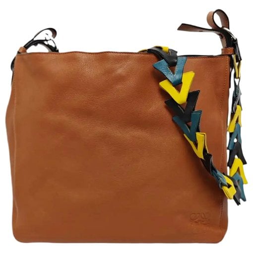 Leather crossbody bag