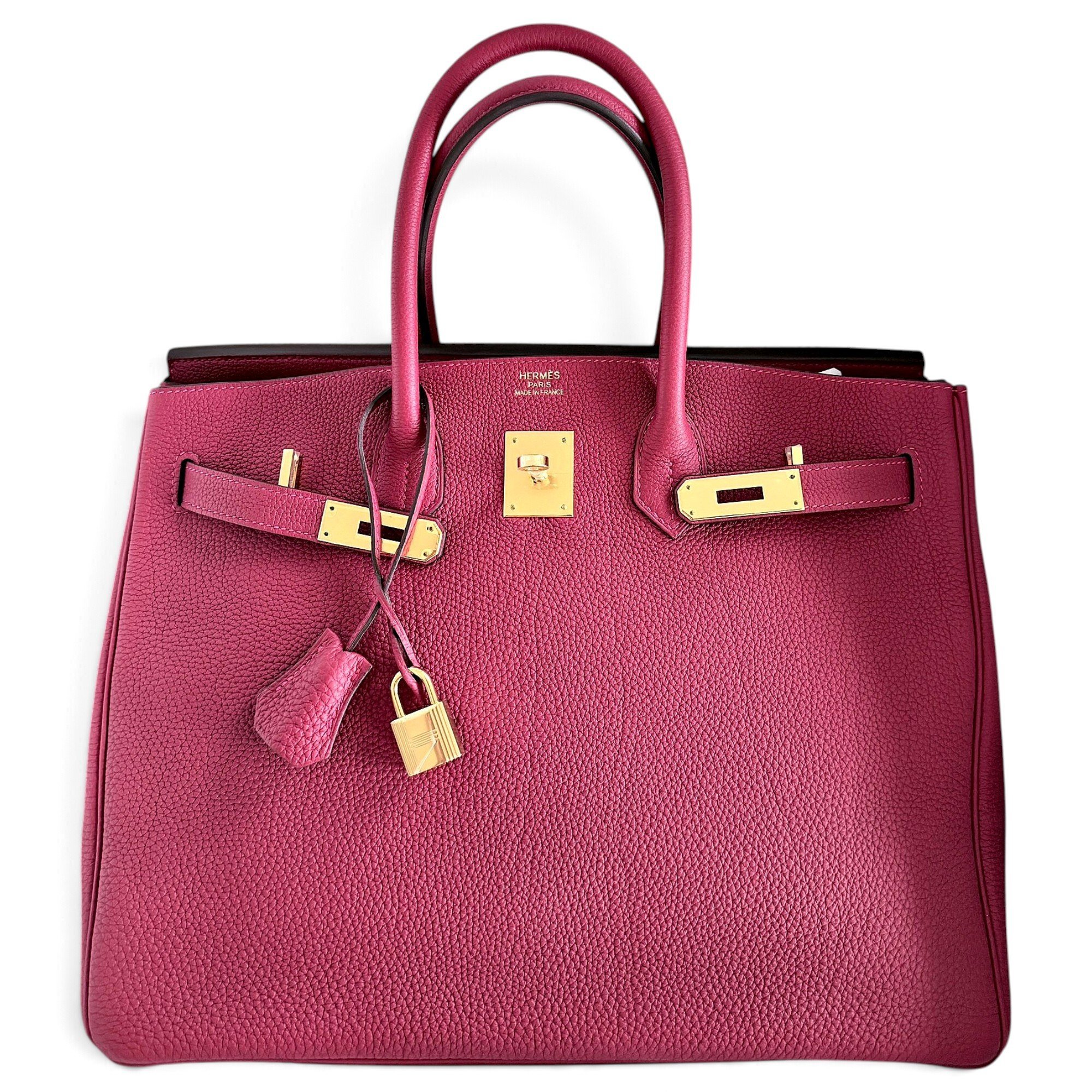 Hermes Birkin 35 Handbag Togo Leather