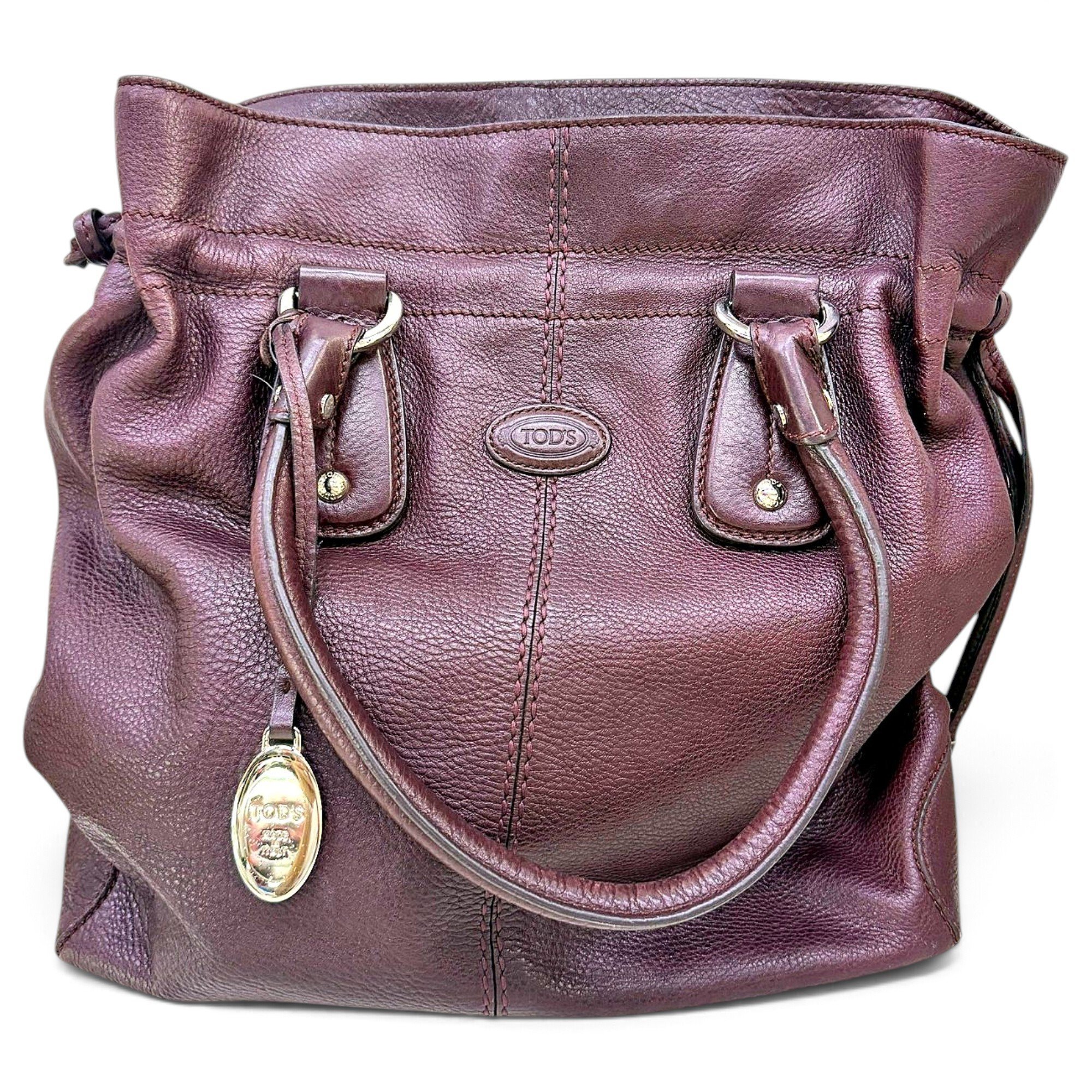 D Bag leather handbag