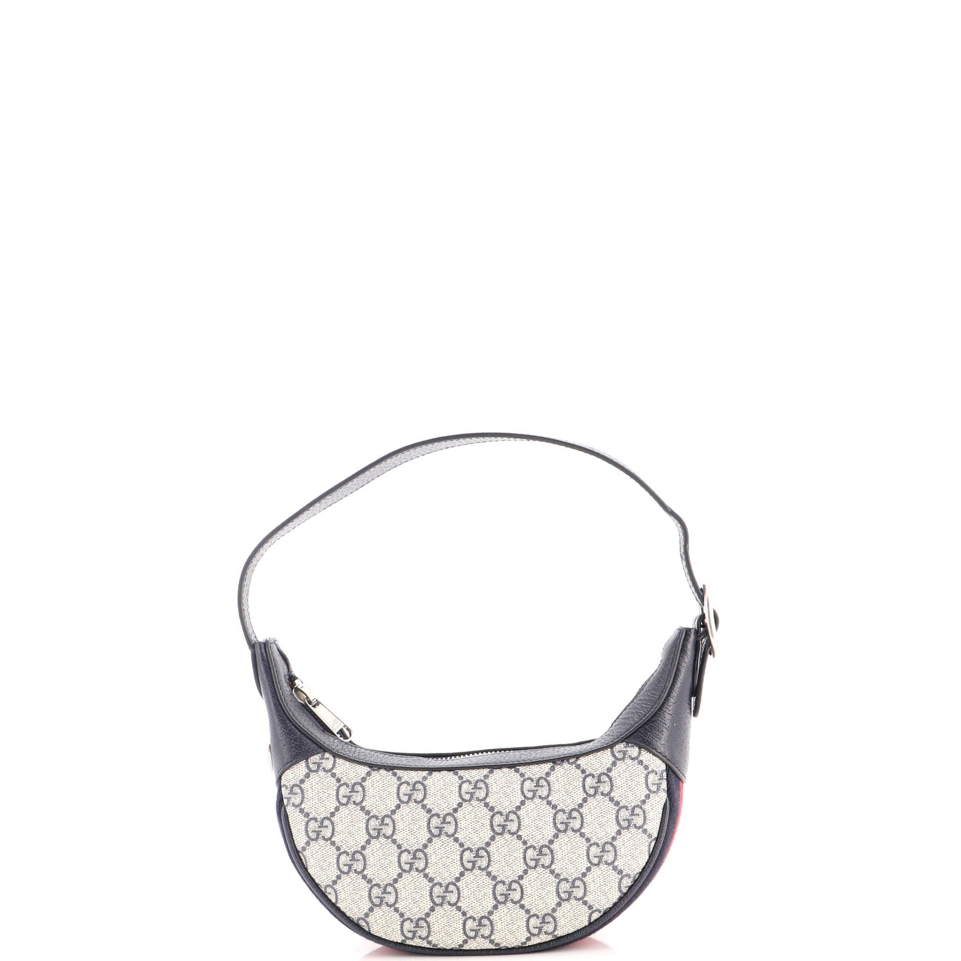 Ophidia Half Moon Bag GG Coated Canvas Mini