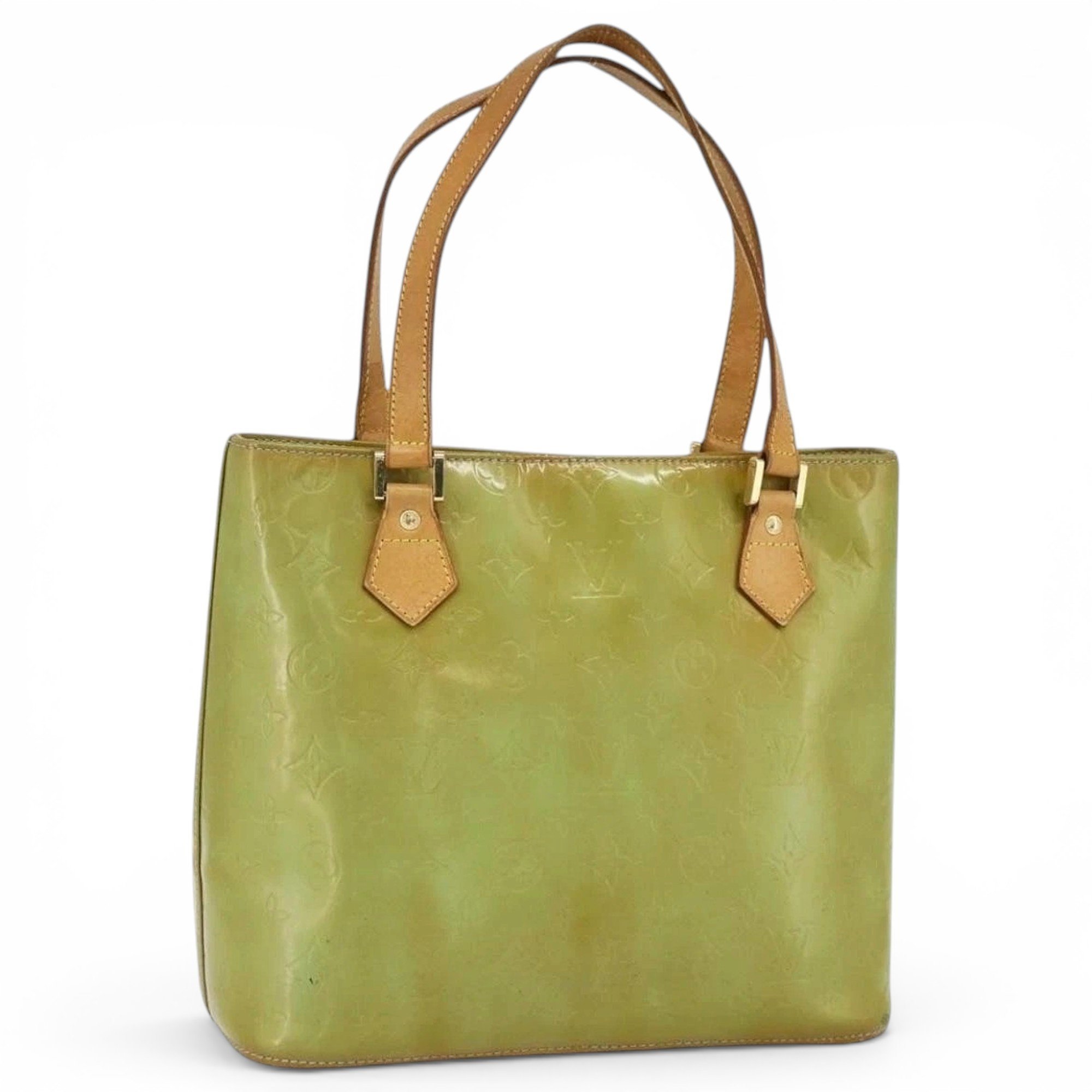 Patent leather handbag