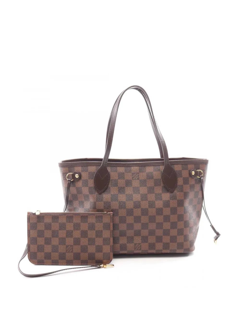 2017 Damier Ebene Neverfull PM tote bag