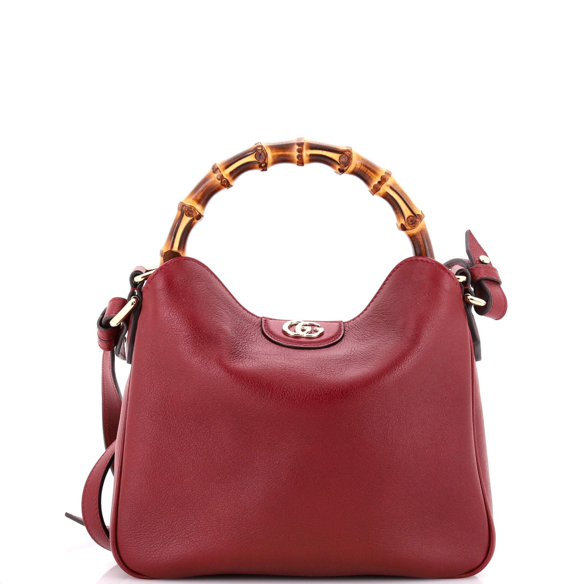 Diana NM Bamboo Shoulder Bag Leather Small