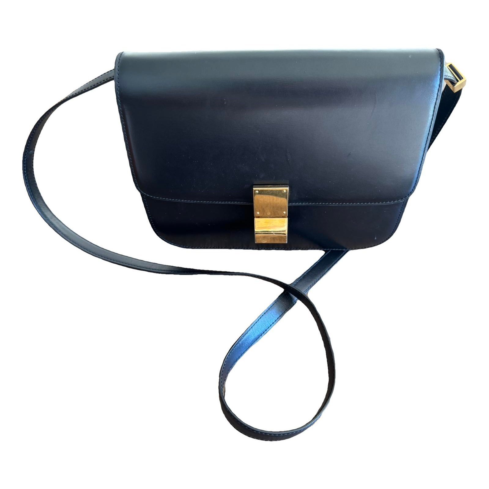 Classic leather crossbody bag