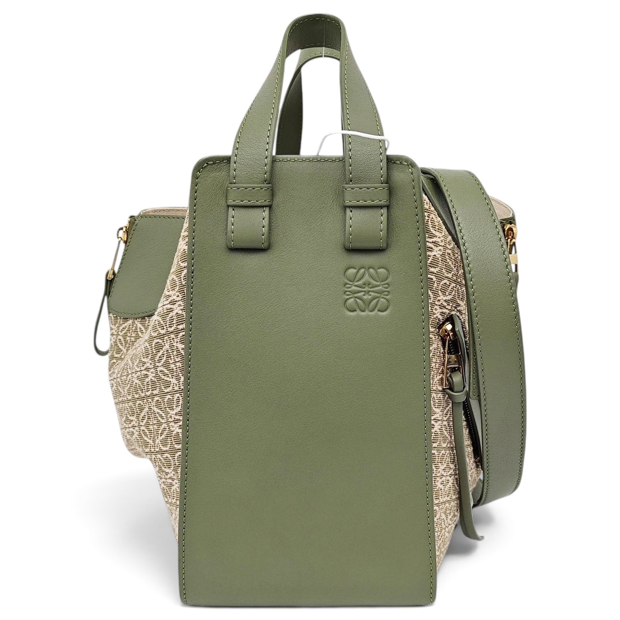 Hammock leather handbag