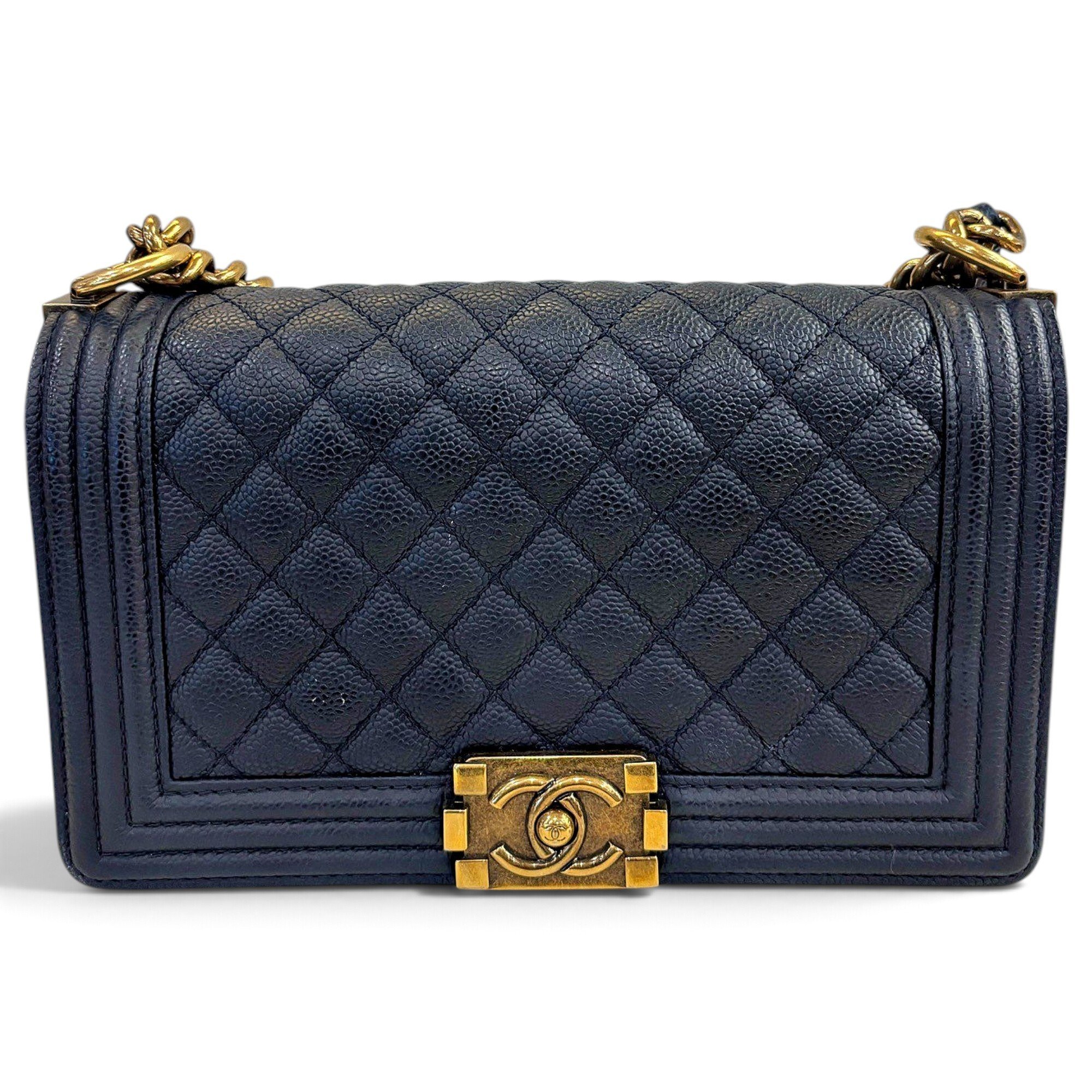 Boy leather crossbody bag
