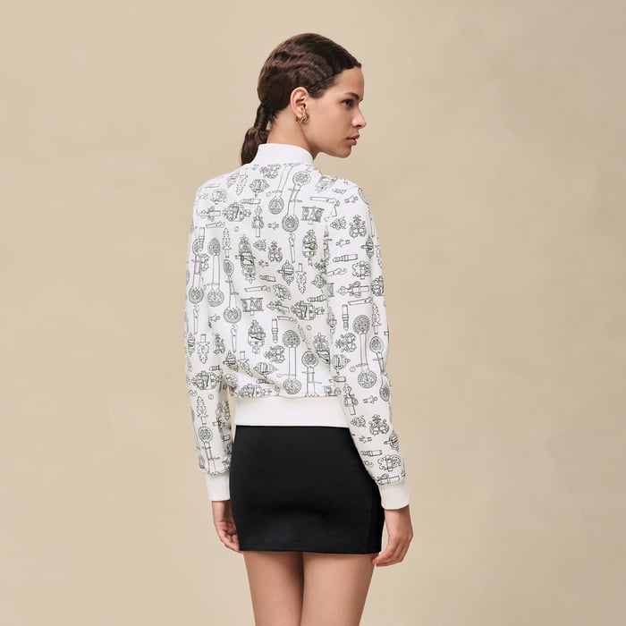 Blanc Cassé "Ferronnerie Remix" Varsity Jacket