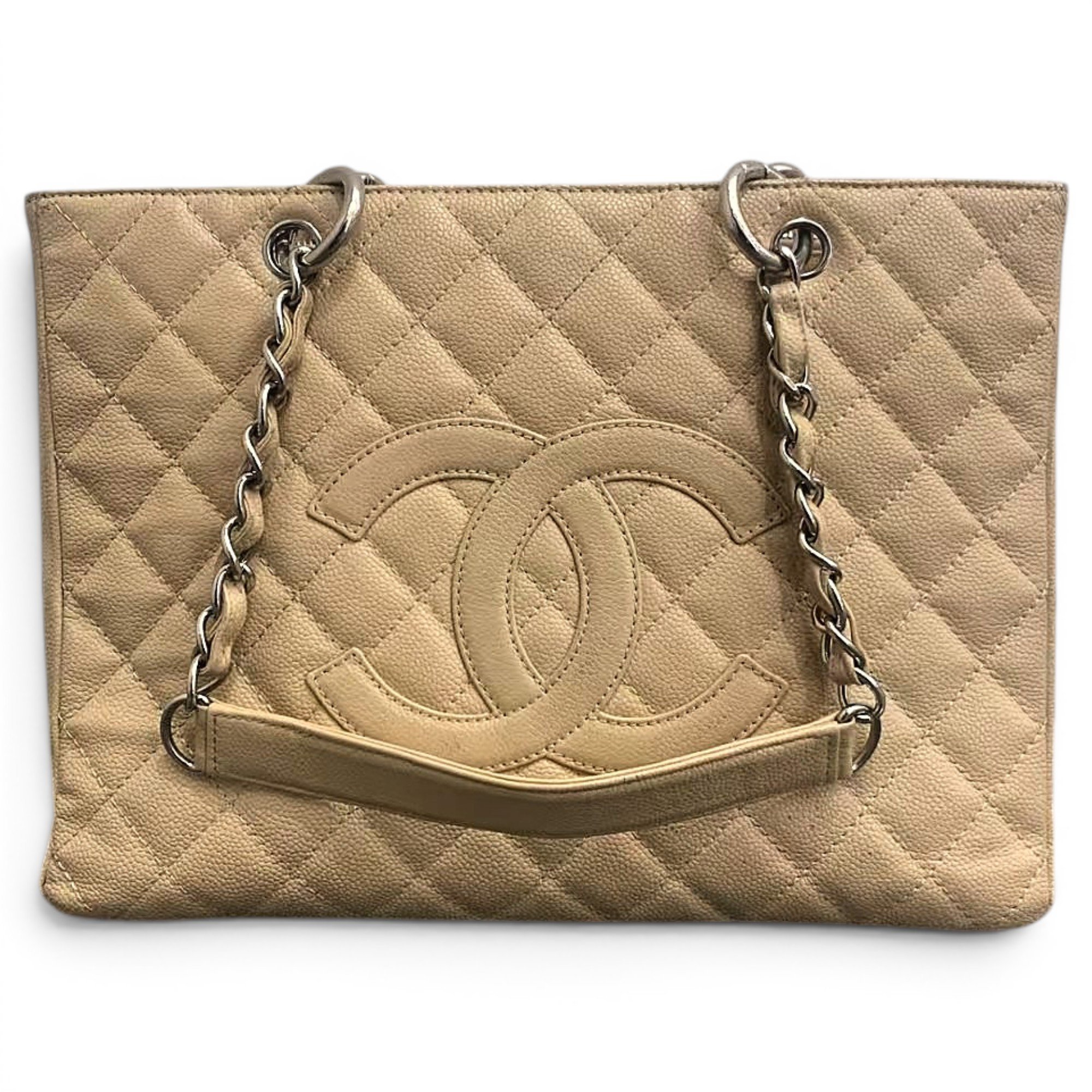 Grand shopping leather tote