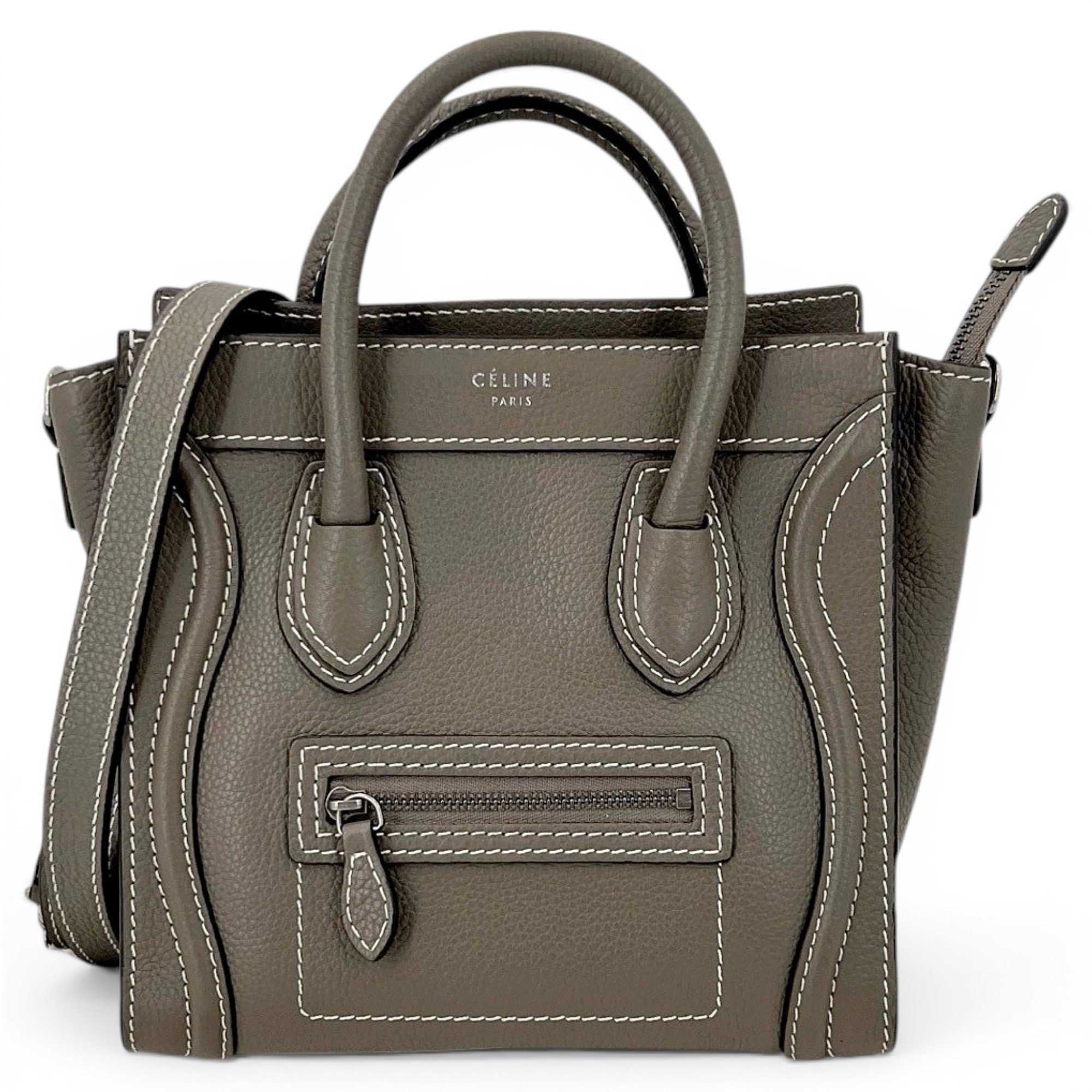 Nano Luggage leather handbag