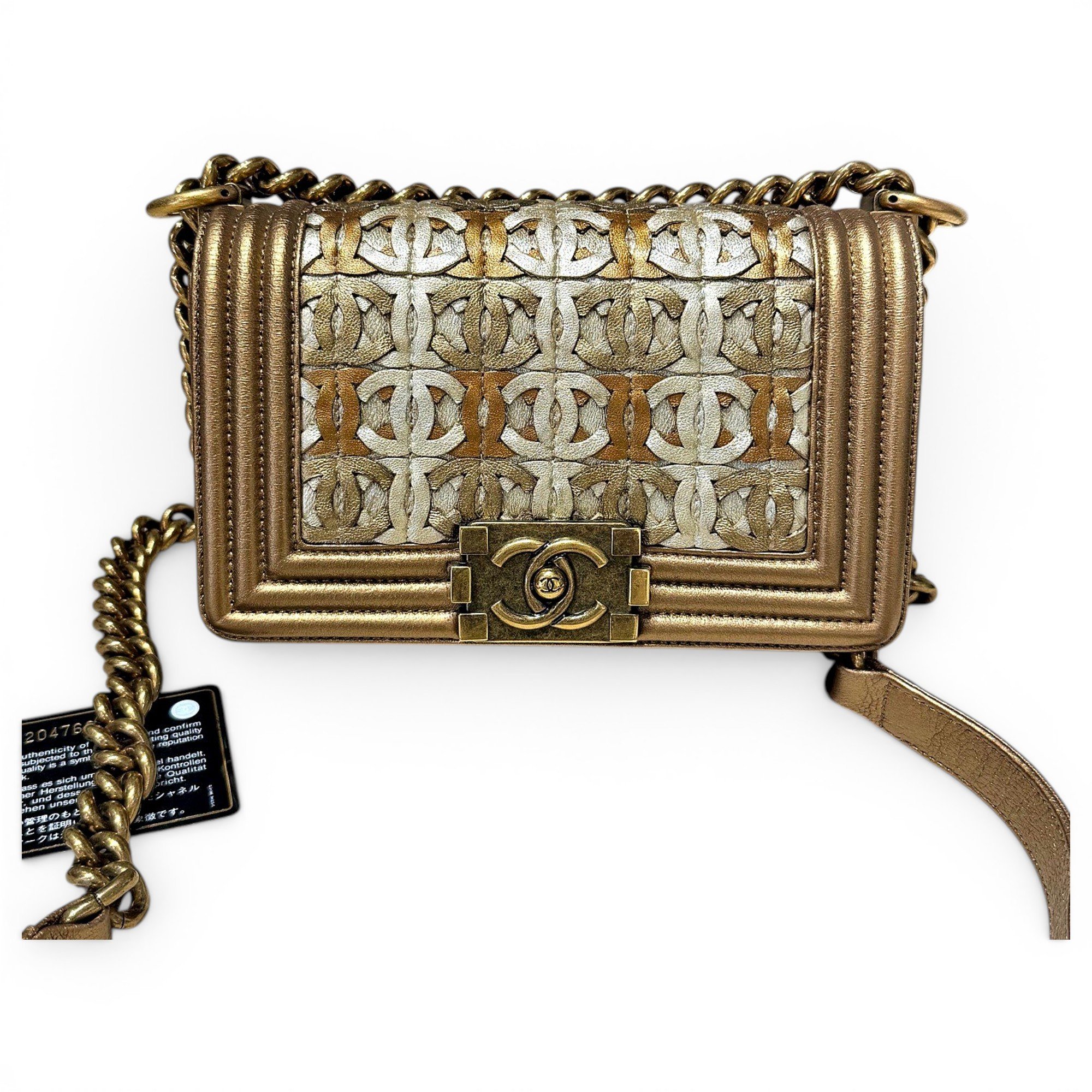 Boy leather crossbody bag