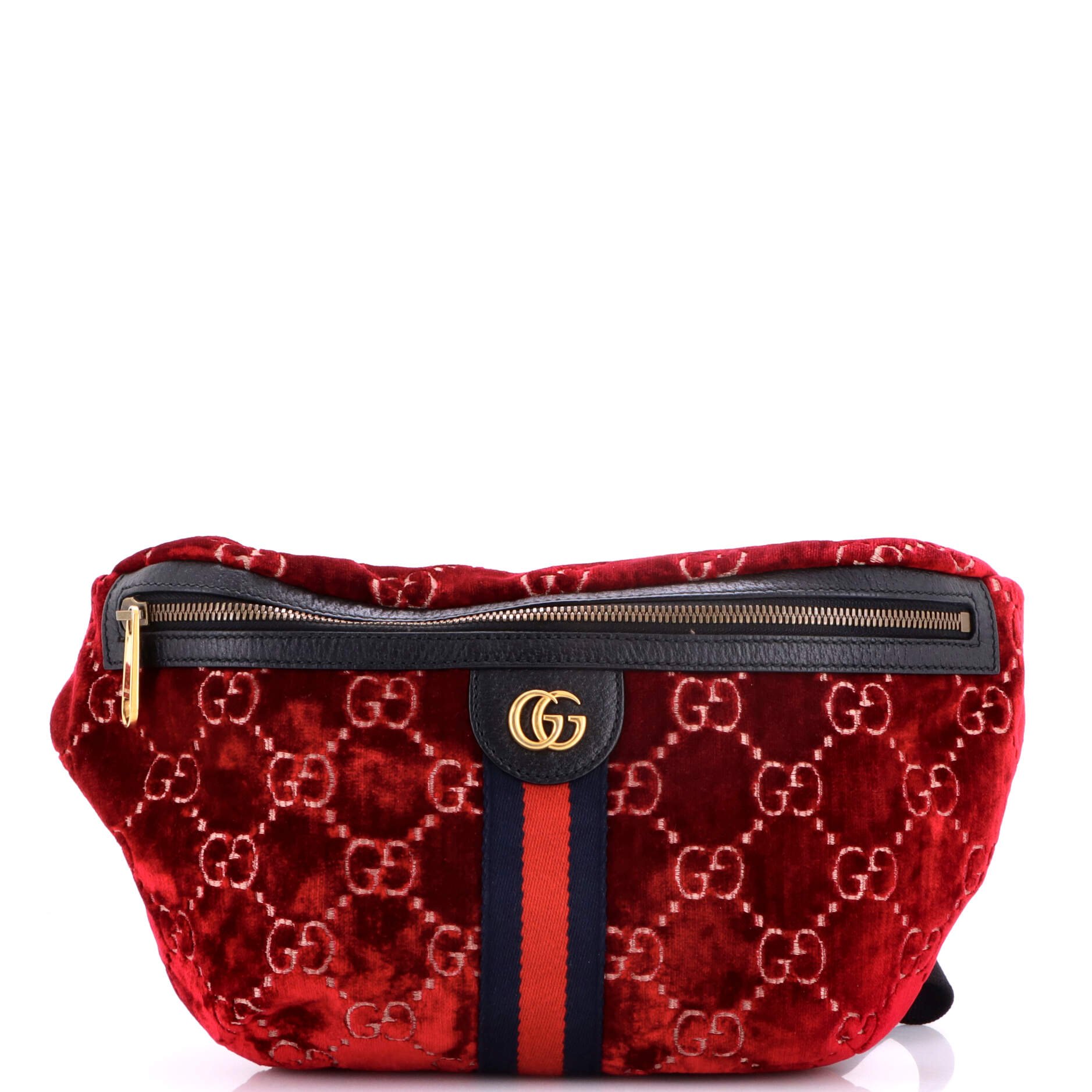 Ophidia Zip Belt Bag GG Velvet