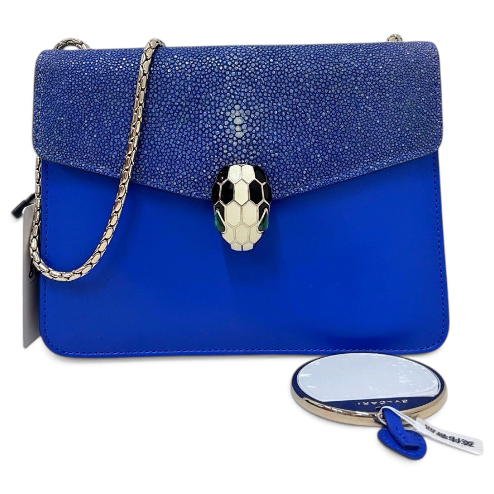 Bvlgari Serpenti leather handbag