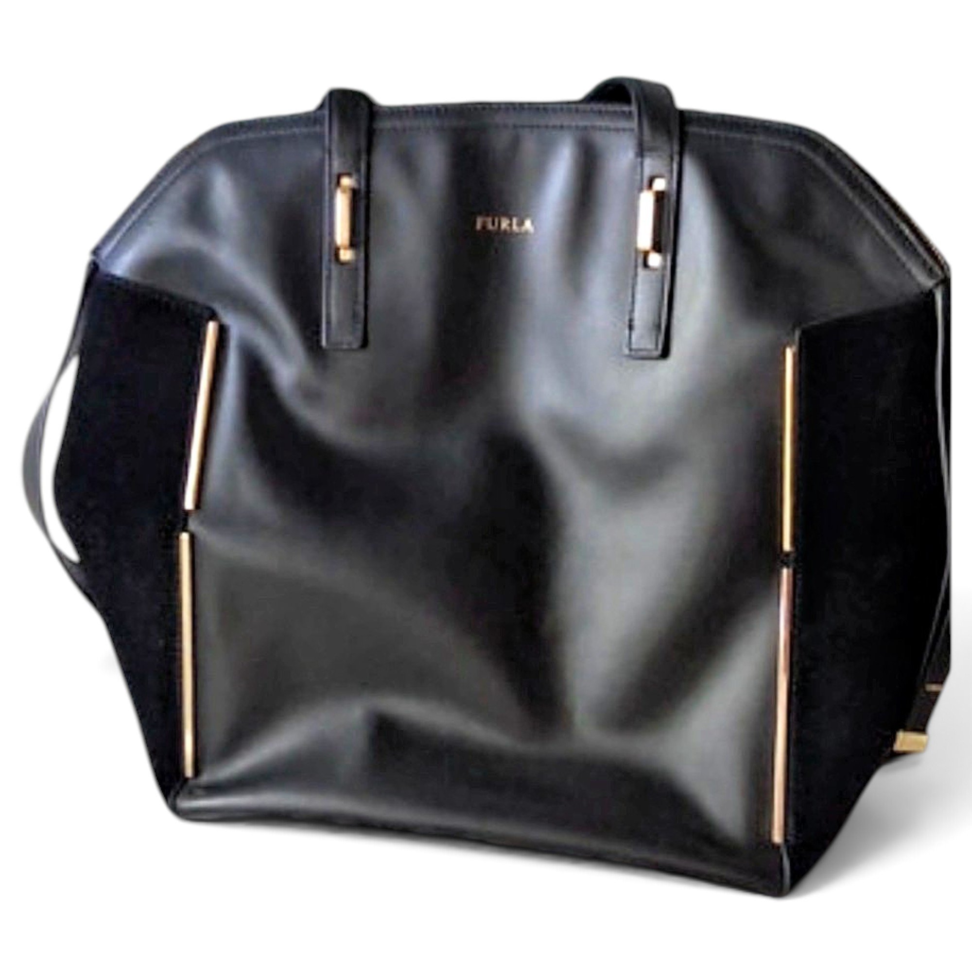 Leather tote