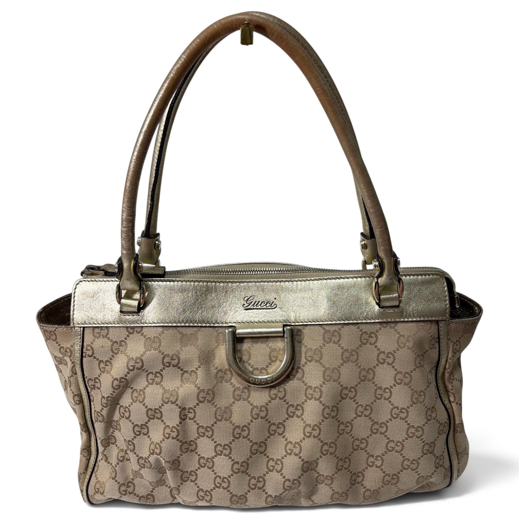 D-Ring leather handbag