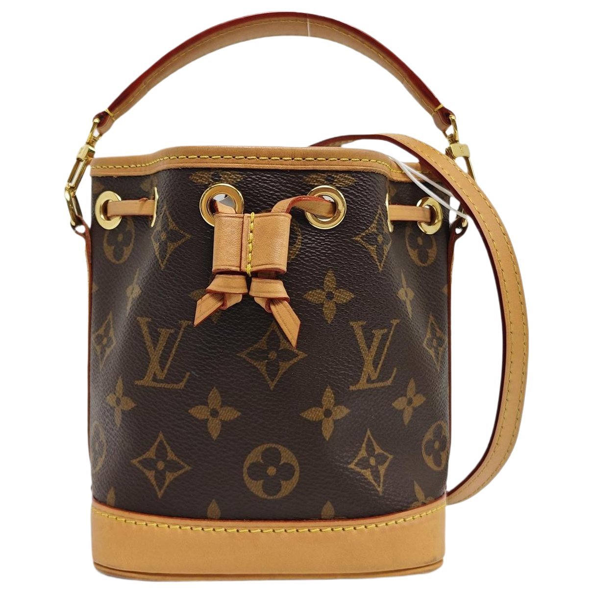 Nano Noé leather handbag