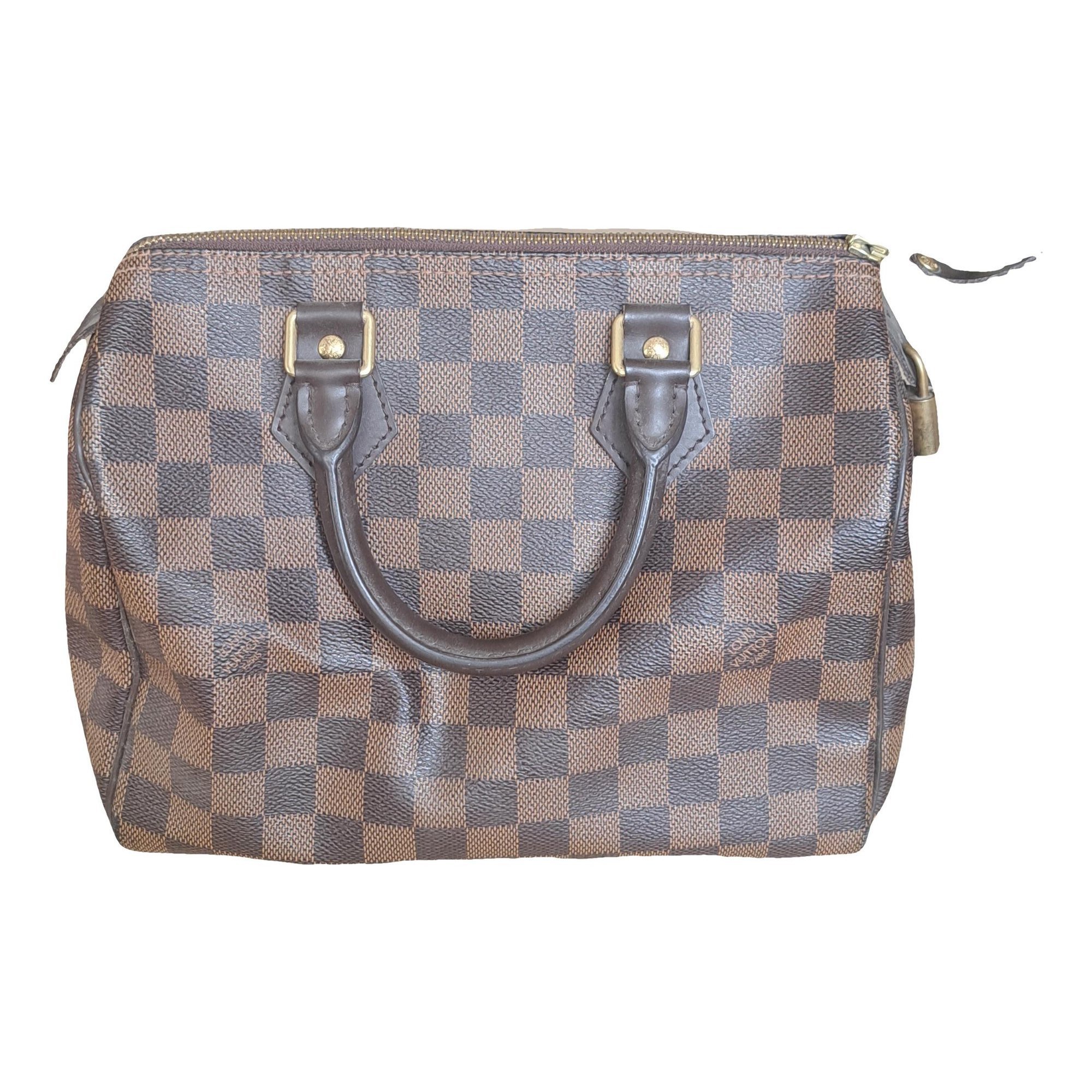 Speedy leather handbag