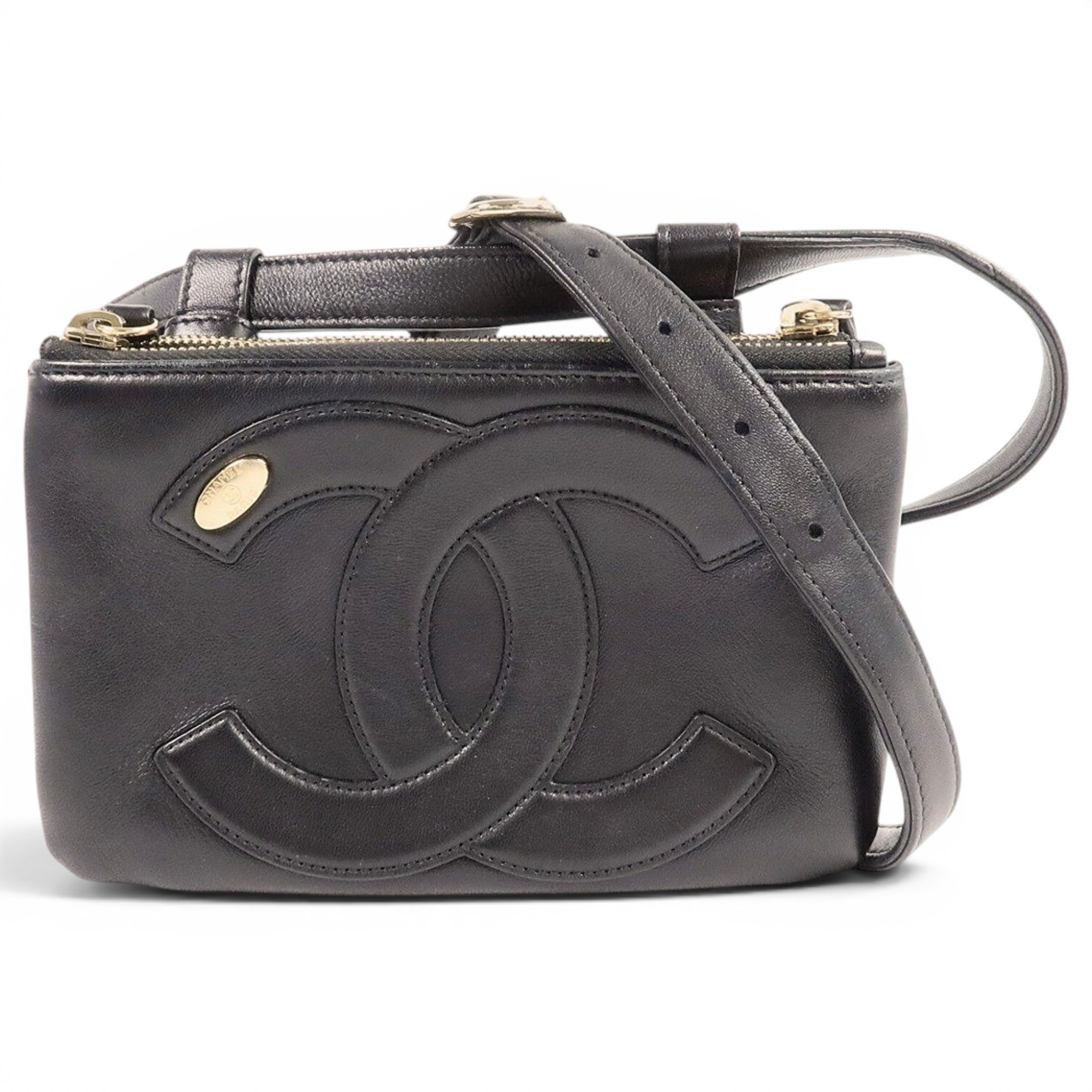 Leather crossbody bag