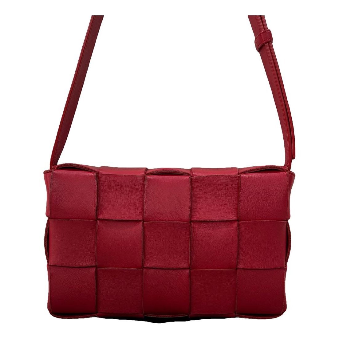 Cassette leather handbag
