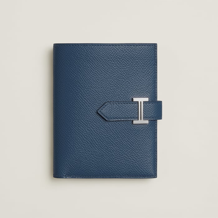 Navy Bearn Compact Wallet